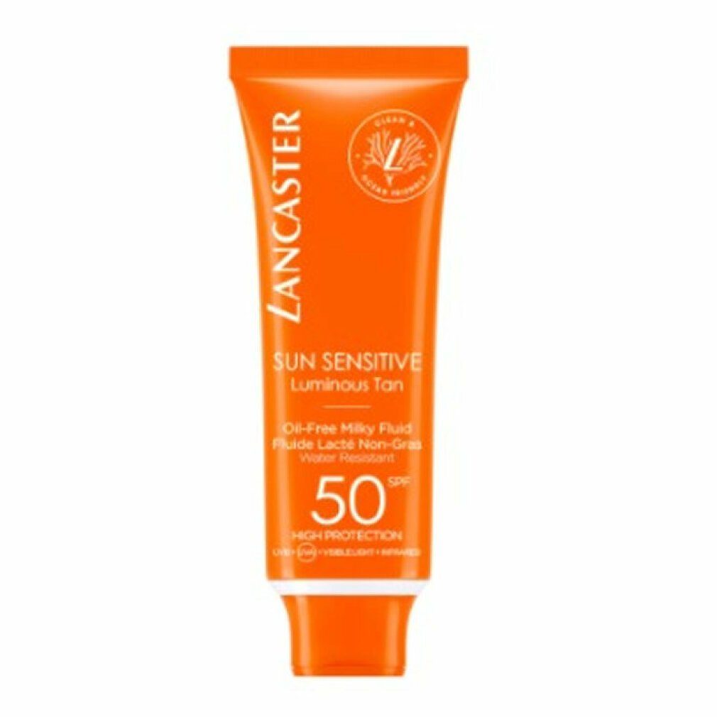 LANCASTER Sonnenschutzcreme Sun Sensitive Luminous Tan Oil-Free Milky Fluid Spf50 50ml