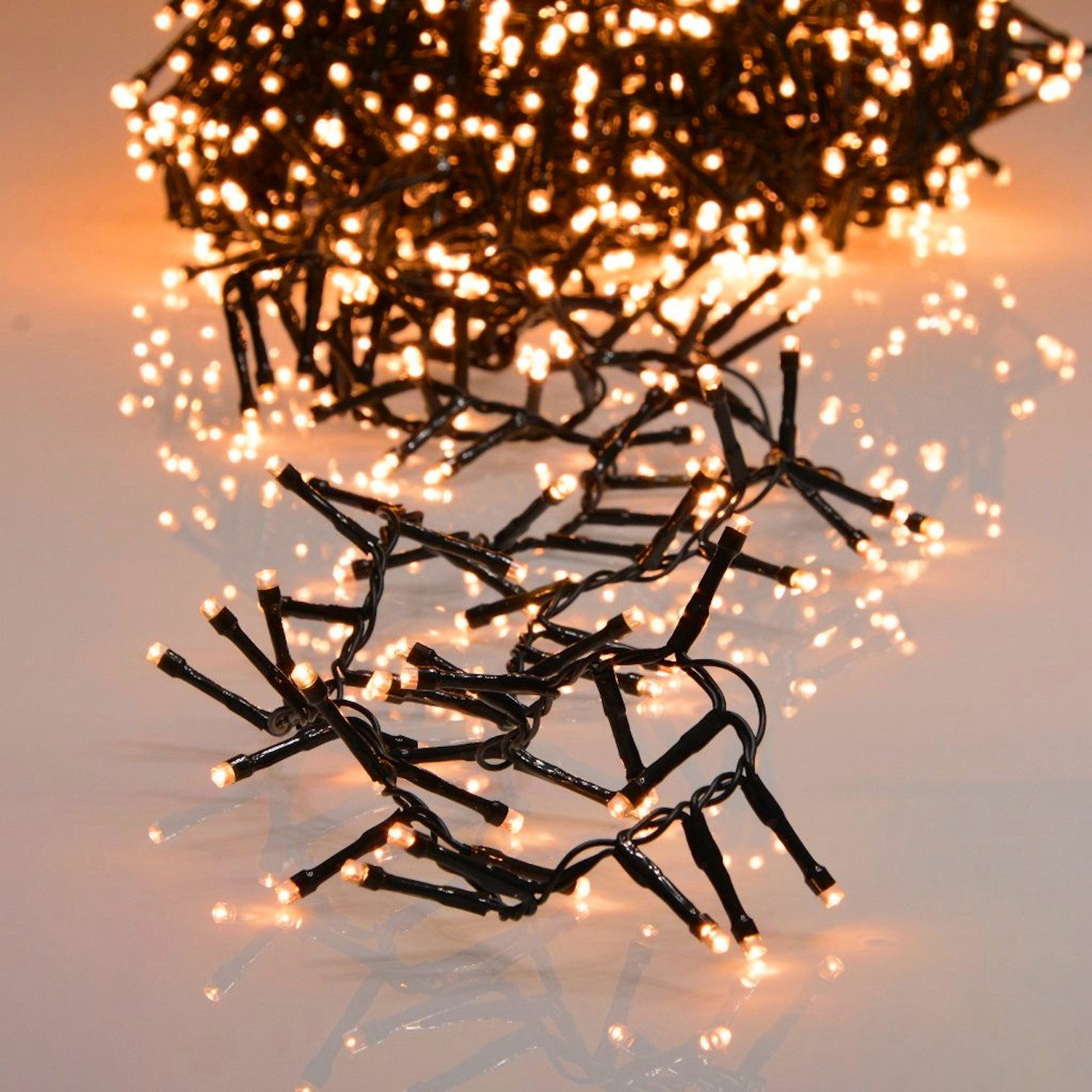 INtrenDU LED-Lichterkette Lichterkette EXTRA warmeiß 1500LED, günstig online kaufen