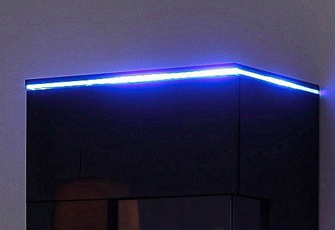 integriert blau fest Höltkemeyer Glaskantenbeleuchtung, LED LED