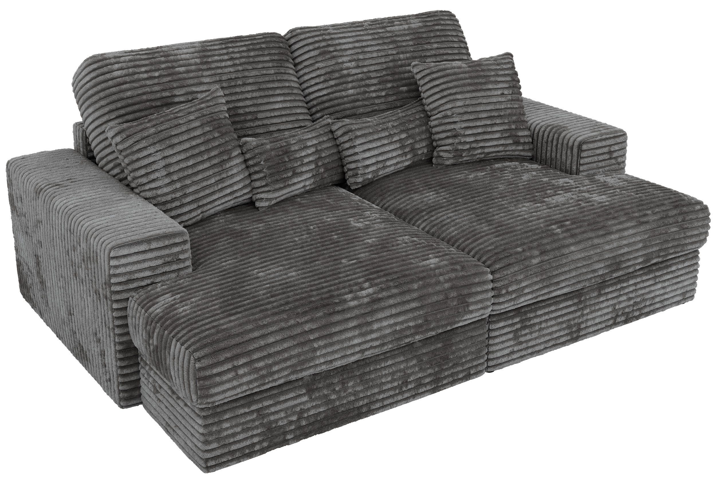 MKS MÖBEL Big-Sofa ANERA, 3-Sitzer sofa, mit großer Sitztiefe und elastischen Polstergurten