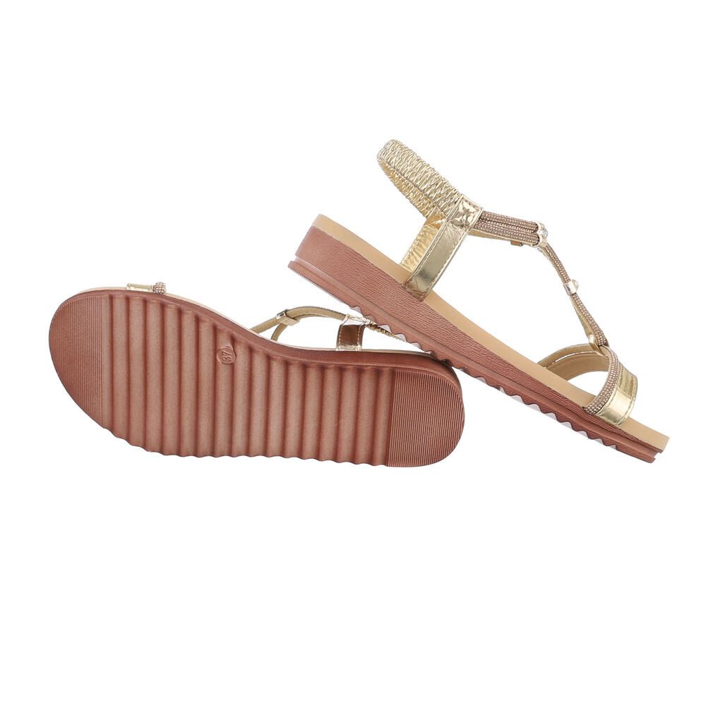 Ital-Design Damen Freizeit Riemchensandalette (85960561) Keilabsatz/Wedge K günstig online kaufen