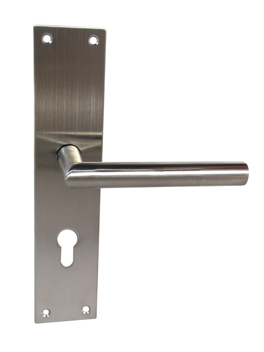 Häusler Onlinehandel GmbH Türbeschlag Edelstahl Türbeschlag Renovierung 1723-T LS Türdrücker, extra flaches Türschild