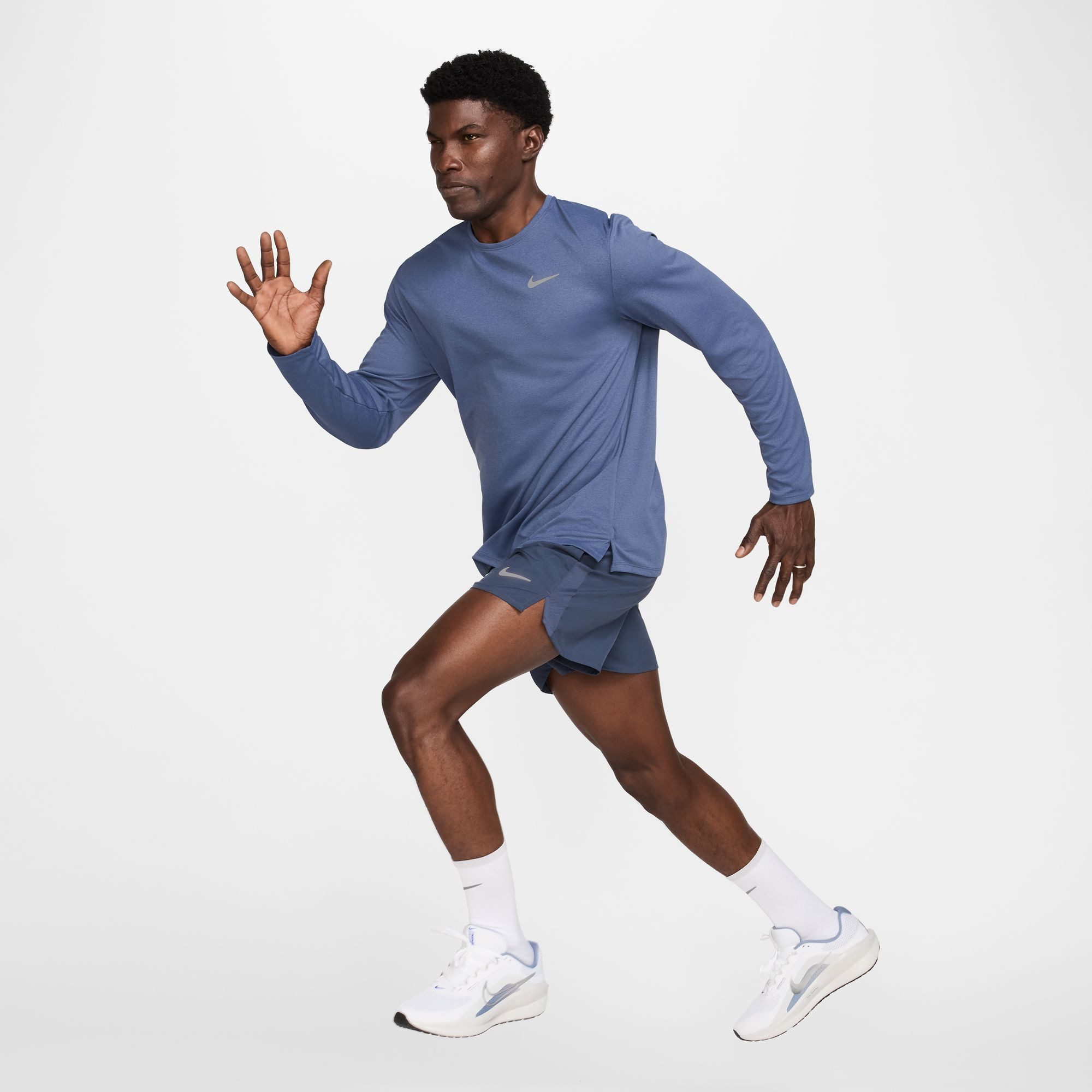 Nike Laufshirt M NK DF UV MILER TOP LS Langarm, für Training und Laufeinheiten, atmungsaktiv