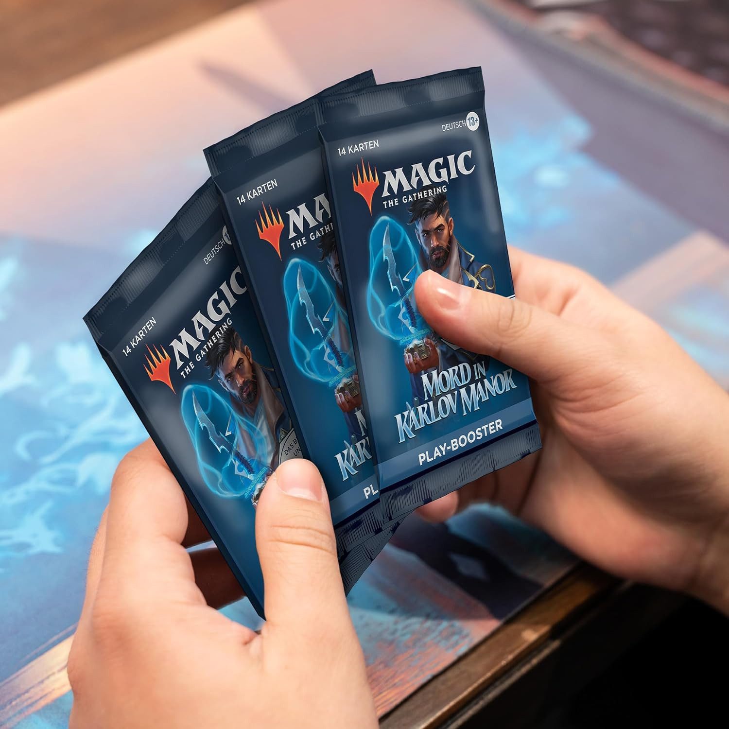 Magic the Gathering Sammelkarte Mord in Karlov Manor Fat Pack Bundle 9-Booster Deutsch
