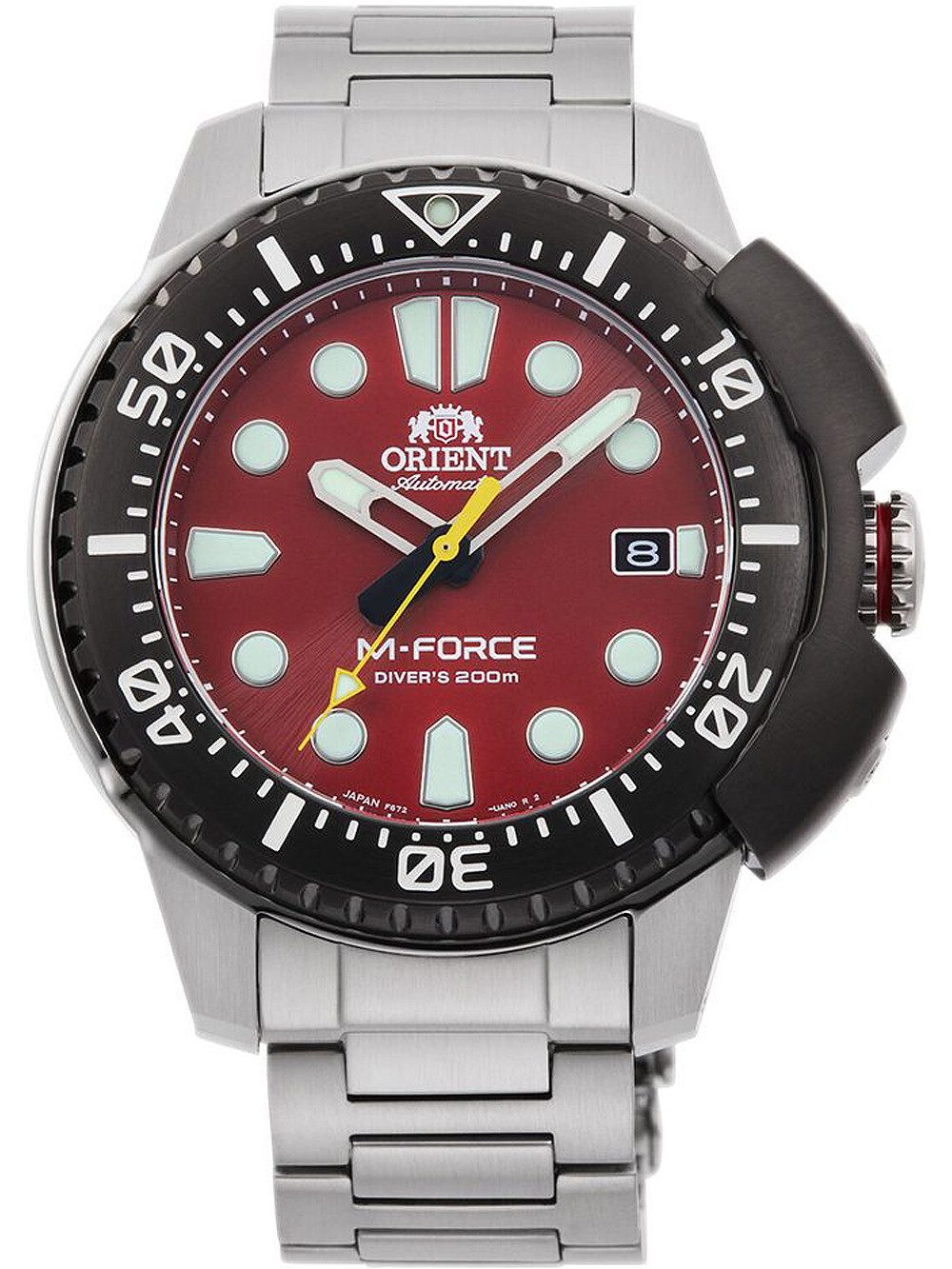 Automatikuhr Orient RA-AC0L02R00B M-Force Automatik Herrenuhr 45mm 20ATM Orient RA-AC0L02R00B M-Force Automatik Herrenuhr 45mm 20ATM