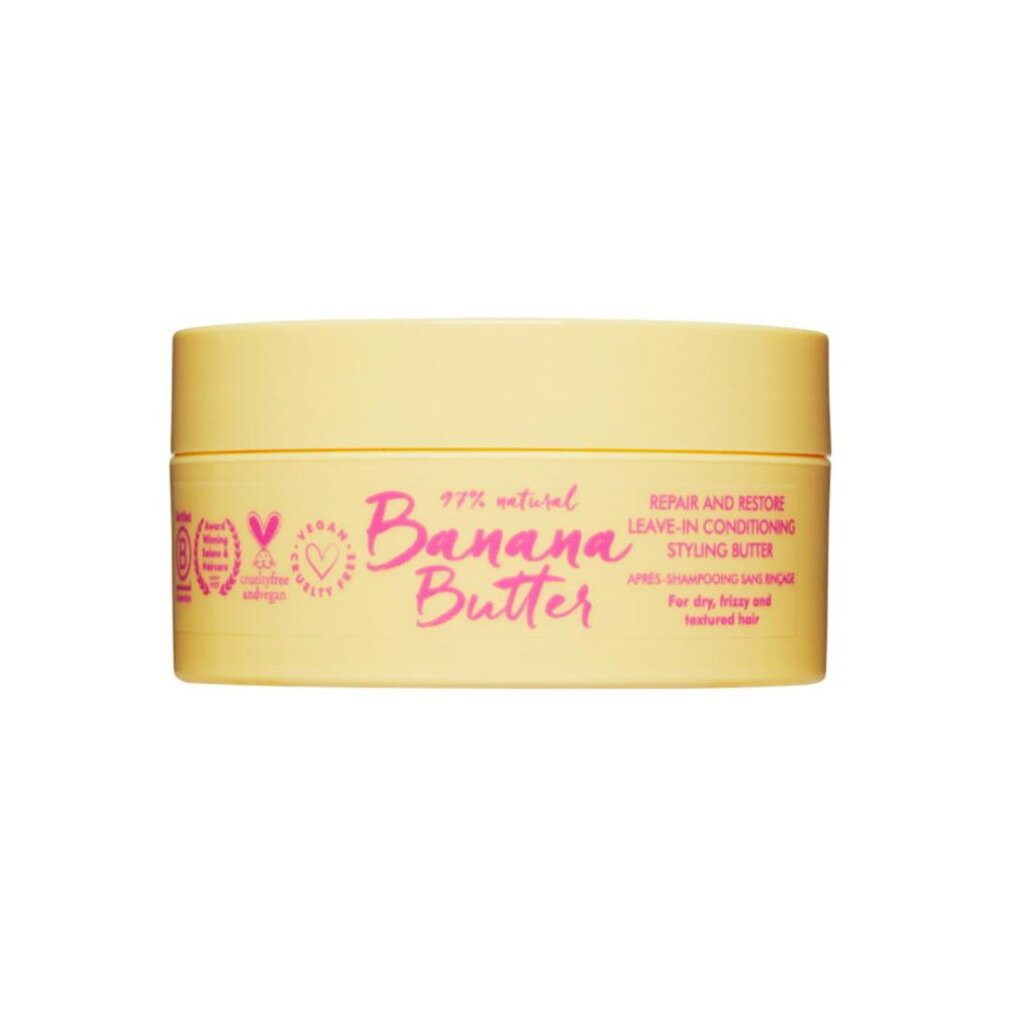 Umberto Giannini Haarpflege-Set, Bananenbutter, Leave-In Conditioner, reparierend und entkrampfend