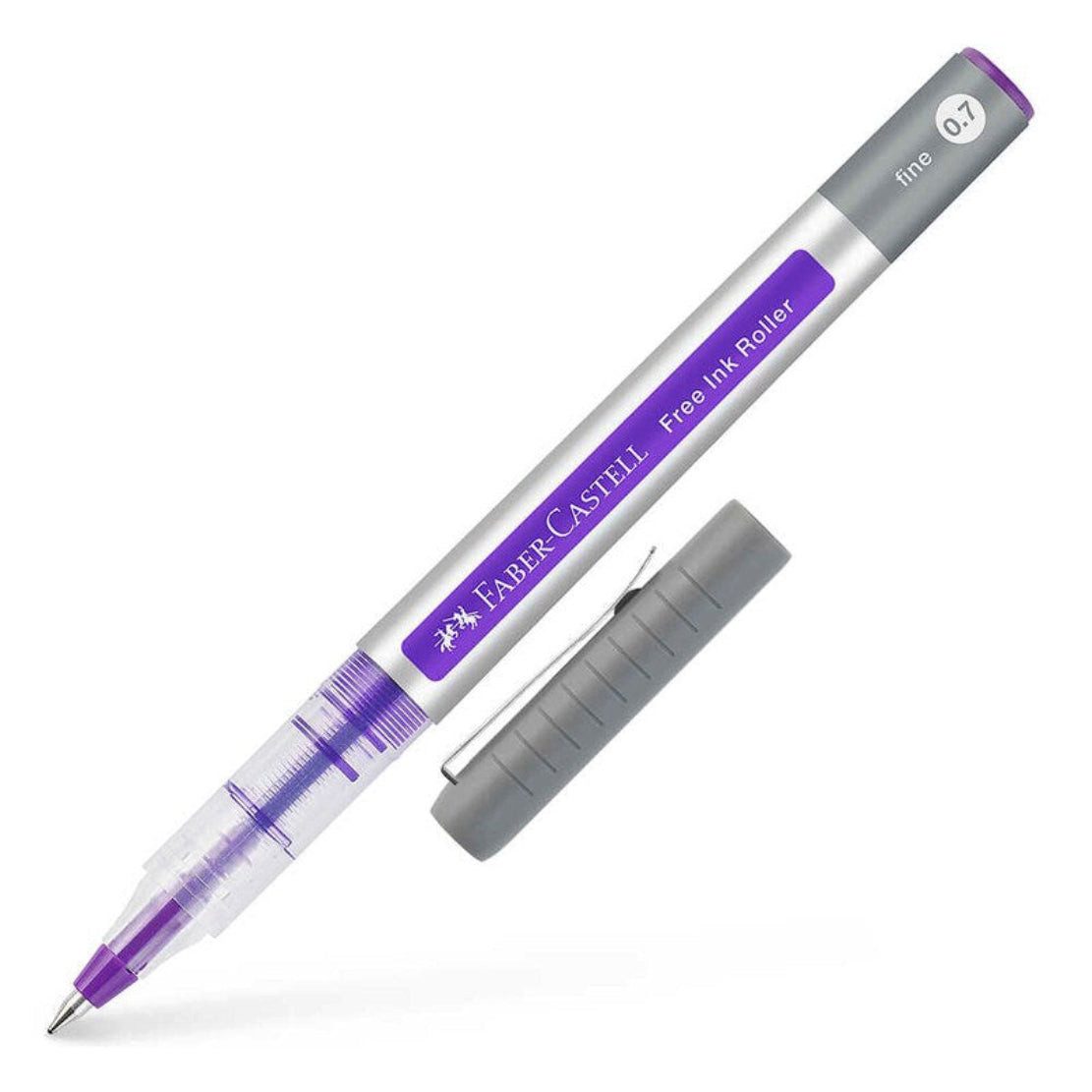 Faber-Castell Tintenroller FABER-CASTELL Tintenroller 0,7mm violett grau, 1 St.