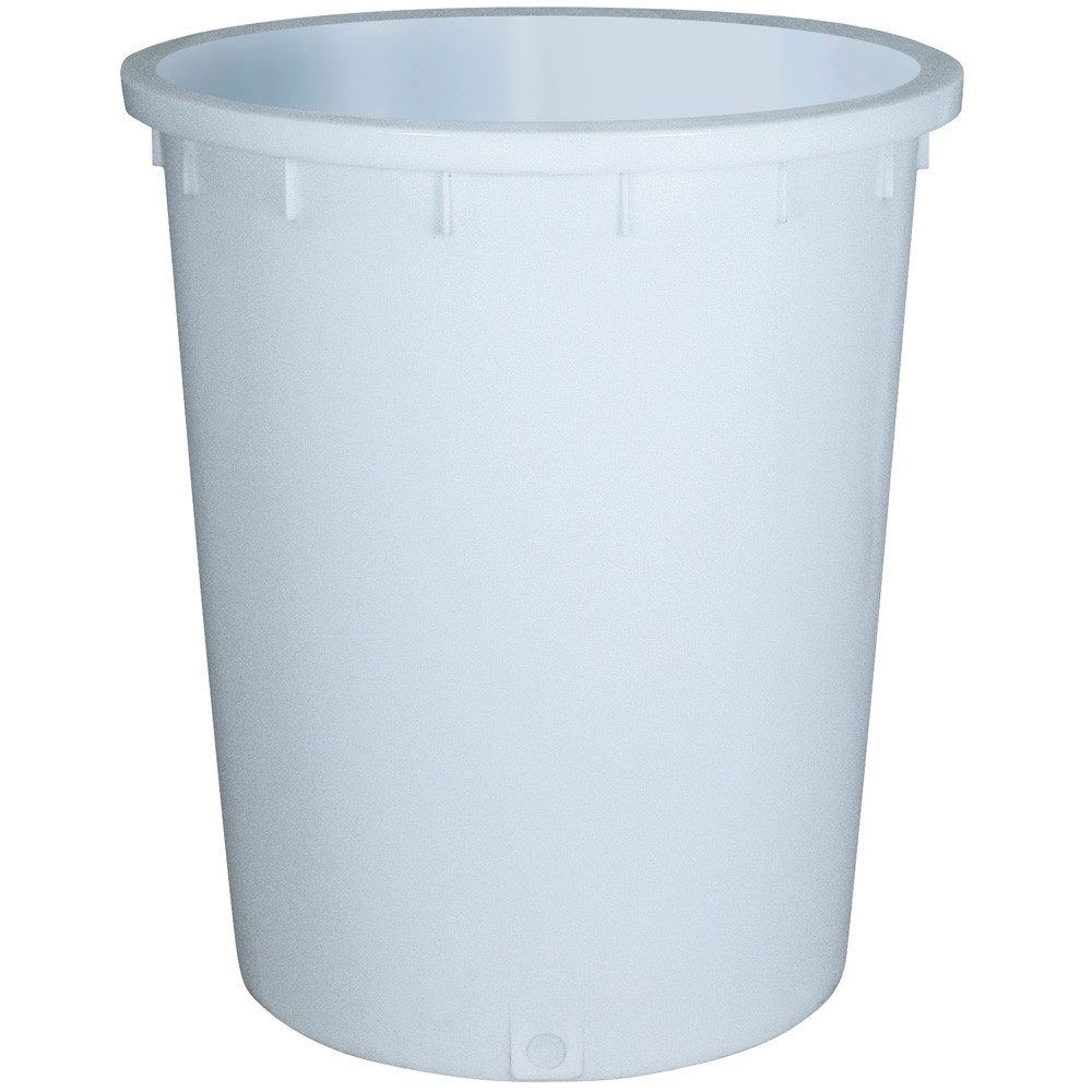 BRB-Lagertechnik Mülleimer Kunststofftonne 300 Liter, Ø oben/unten 755/695, H 885mm, Aus strapazierfähigem lebensmittelechtem PE-HD Kunststoff