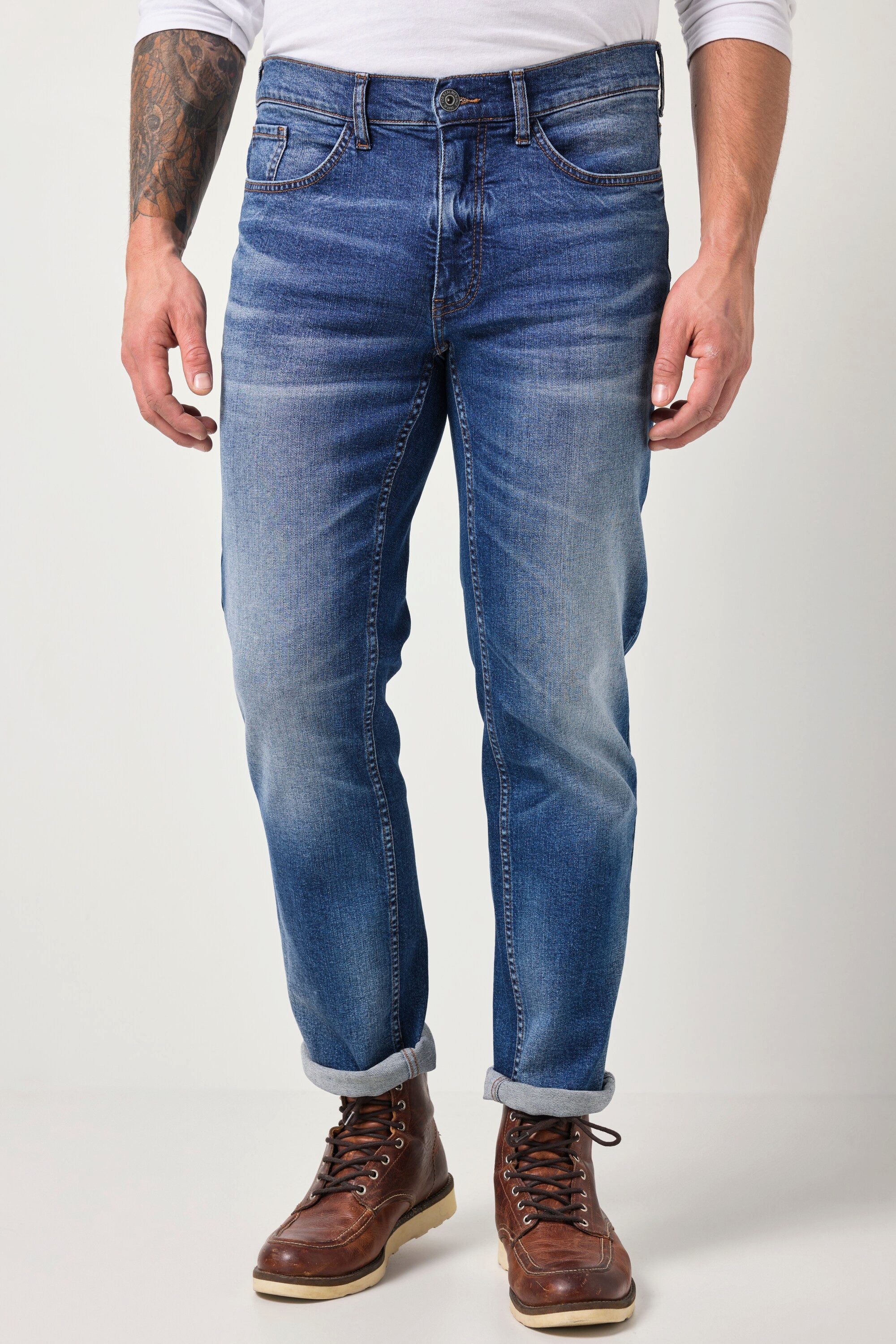 JP1880 5-Pocket-Jeans Jeans FLEXNAMIC® Denim Straight Fit 5-Pocket günstig online kaufen