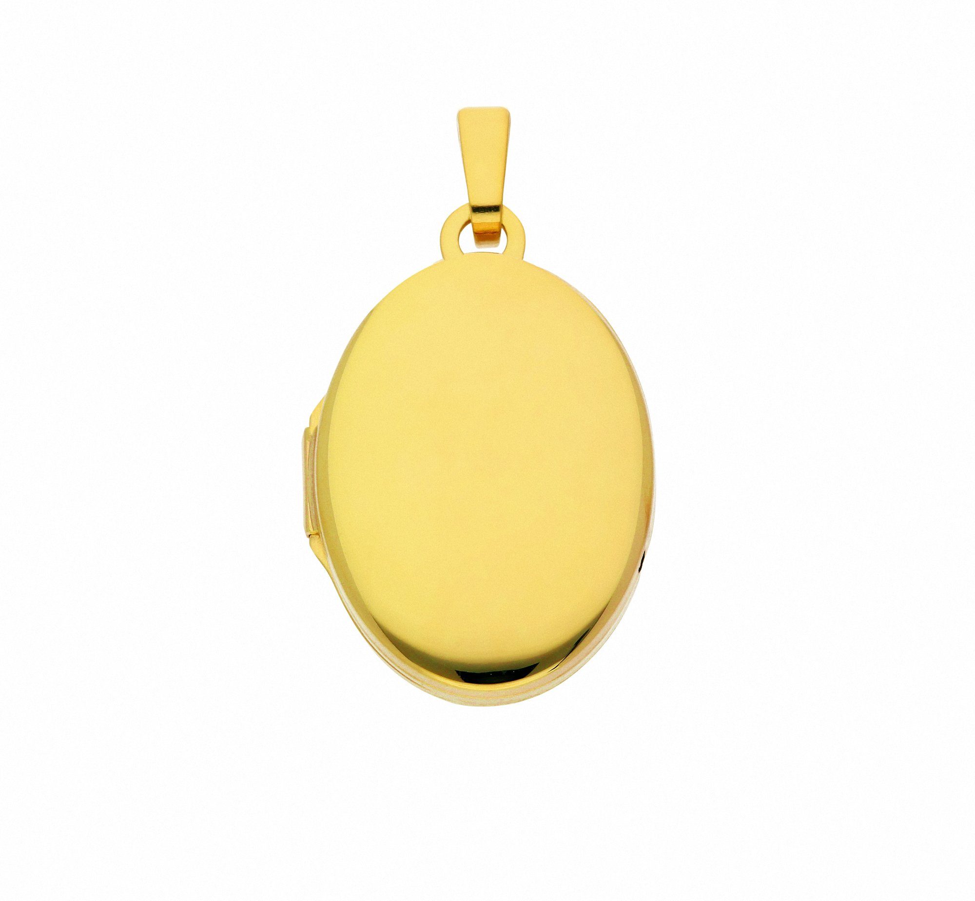 Kettenanhänger Damen 585 Gold Medaillon Anhänger