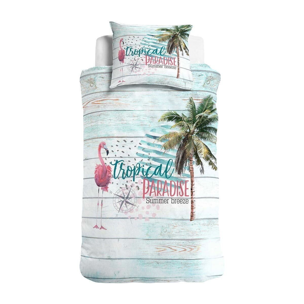TRAUMSCHLAF Bettwäsche Tropical Paradise, Renforce, 2 günstig online kaufen