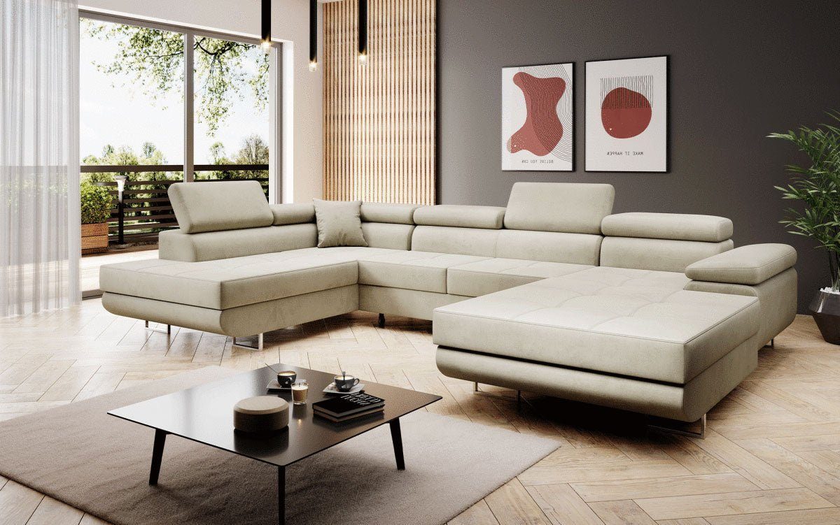 Luxusbetten24 Schlafsofa Designer Sofa Lago, mit günstig online kaufen