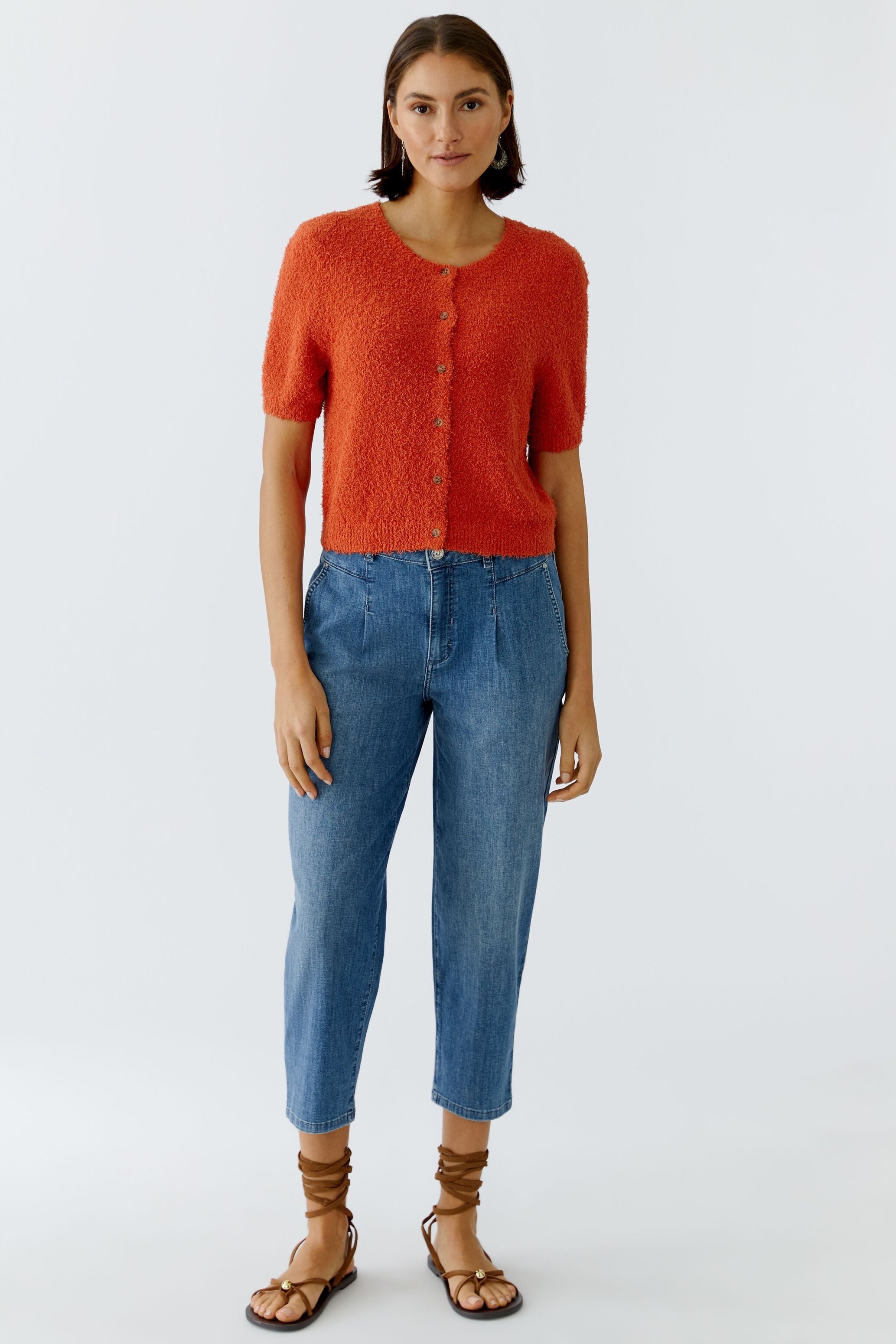 Oui Relax-fit-Jeans Nieten