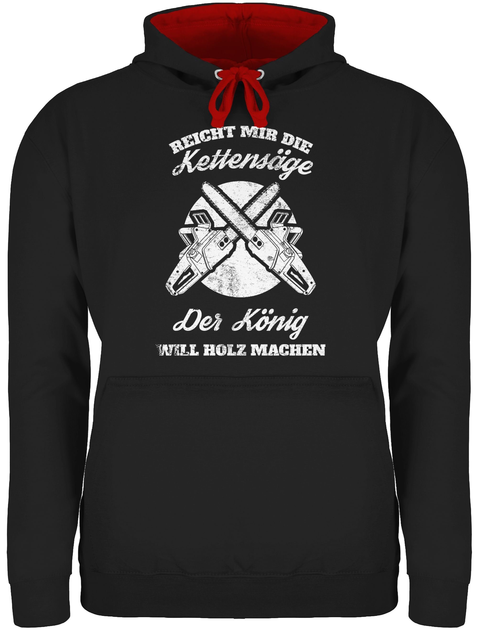 Shirtracer Hoodie »Reicht mir die Kettensäge Sprüche Statement mit