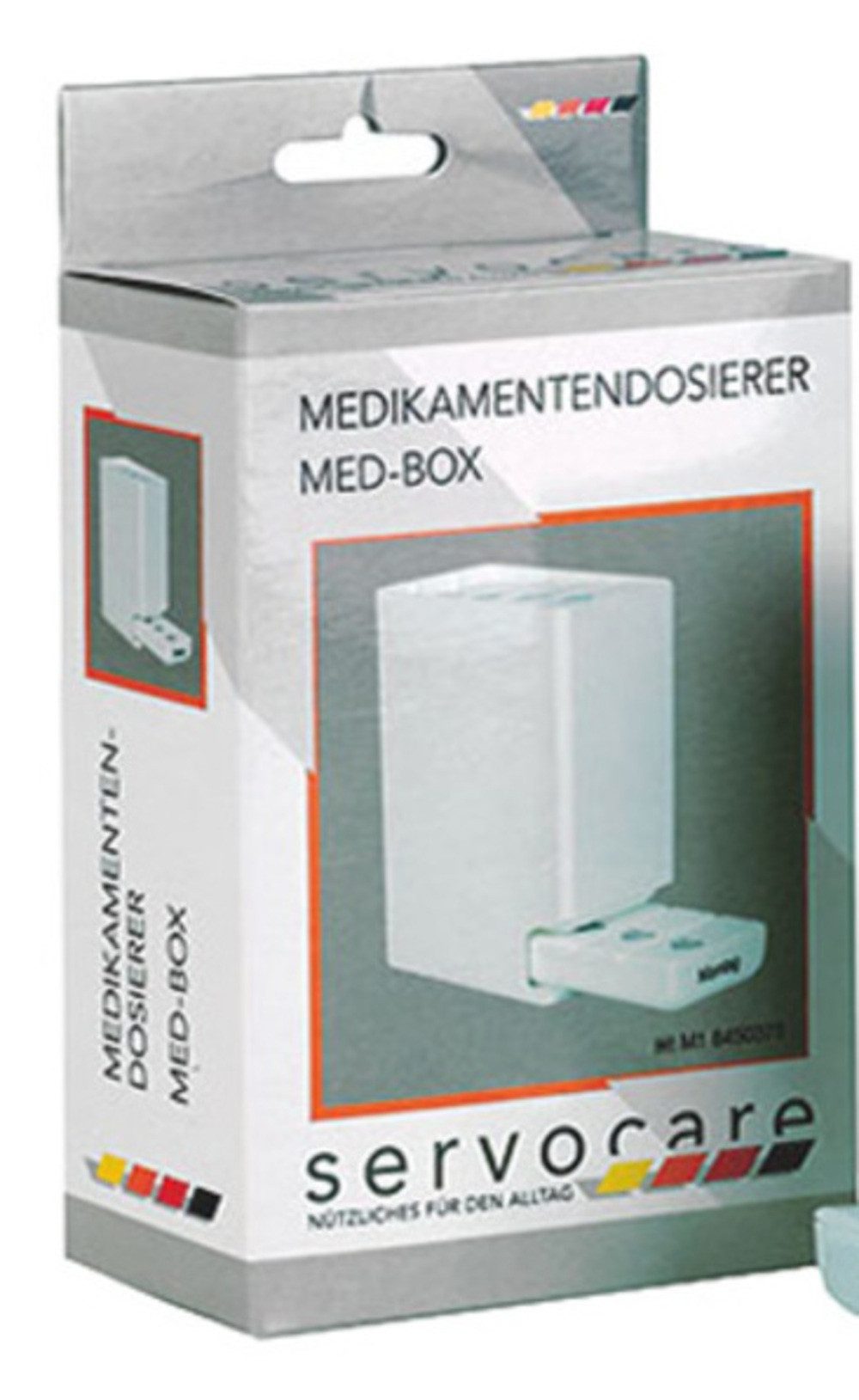 DocMed Pillendose Med-Box (Spar Set, 1 St., Medikamentenbox), Wochen-Dosierer, Organisator für Medikamente