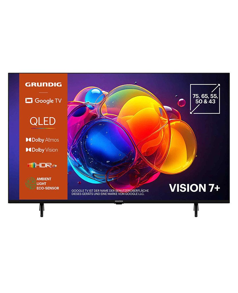 Grundig 50 VOE 85 Q QLED-Fernseher (126 cm/50 Zoll, 4K UHD, Google TV, Micro Dimming Engine sorgt für perfekte Aussteuerung der Kontraste)