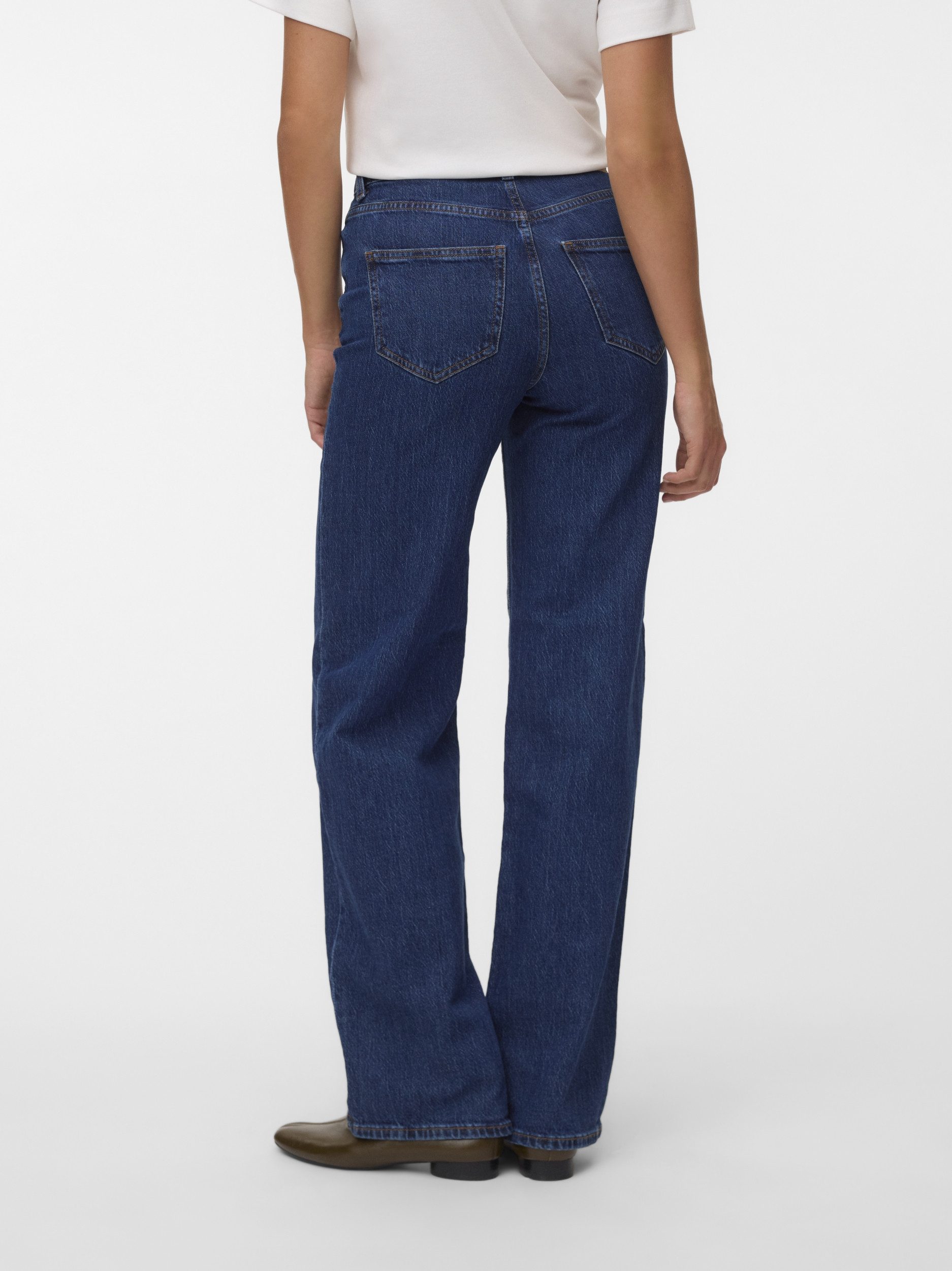 Vero Moda Slim-fit-Jeans VMTESSA HR WIDE JEANS RA3131 GA NOO