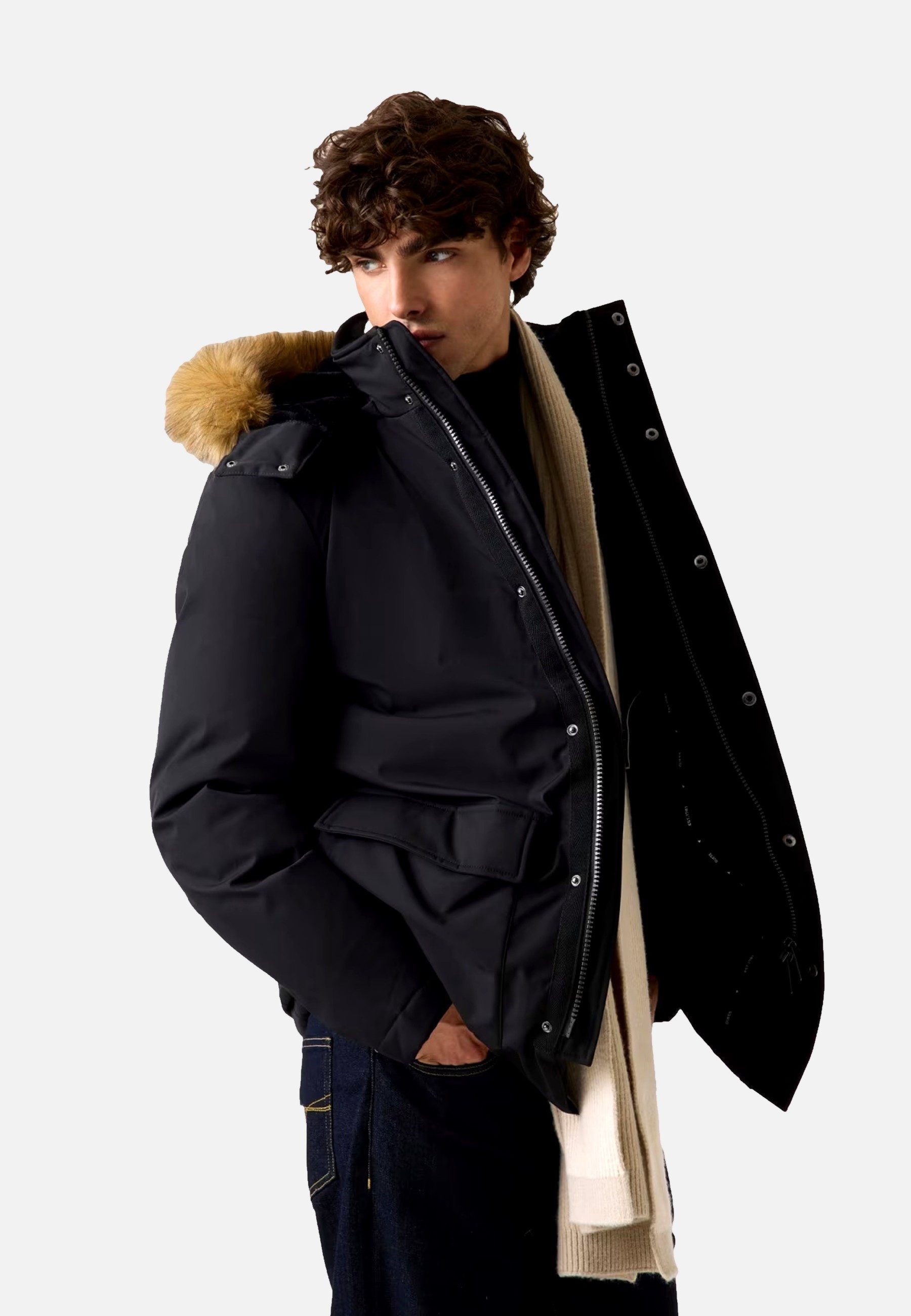 Guess Parka Parka lange Jacke (1-St)