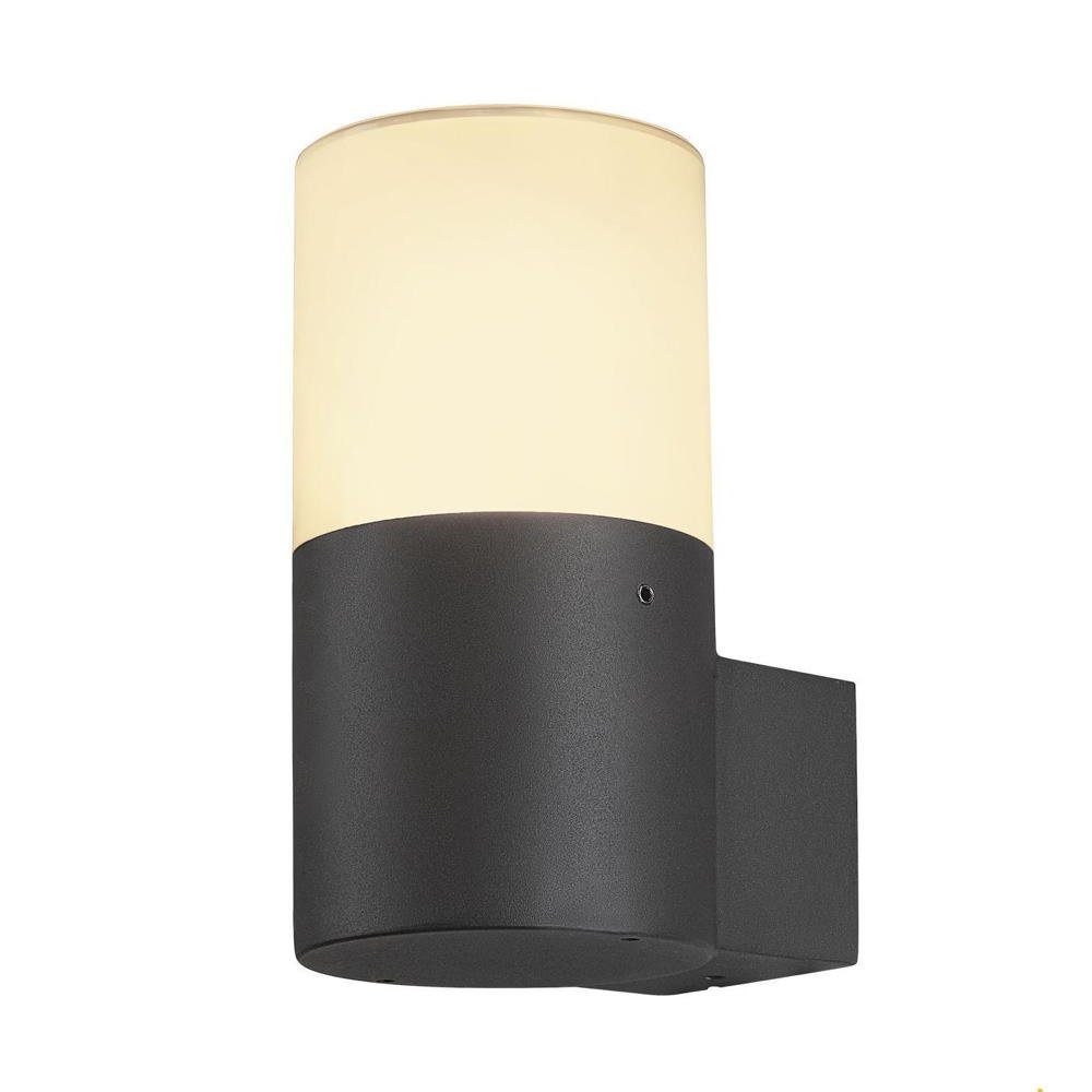 keine in Deckenleuchte E27 Schwarz Outdoor-Leuchte Leuchtmittel SLV Aussenlampe, IP44, enthalten: Grafit Aussenwandleuchte, Nein, Wandleuchte warmweiss, Angabe,