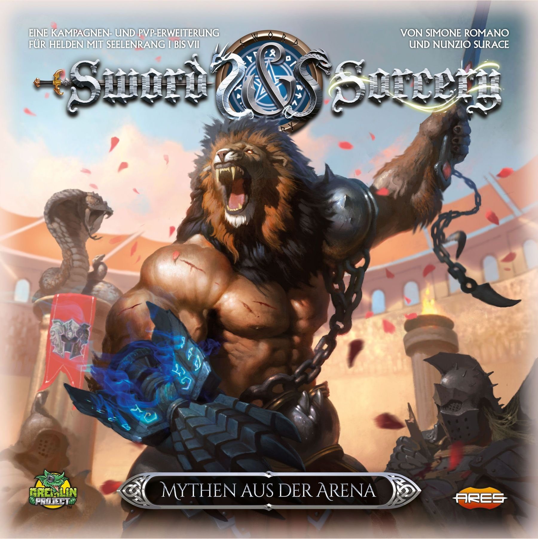 Asmodee Spiel Ares Games - Sword & Sorcery - Myths Of The Arena