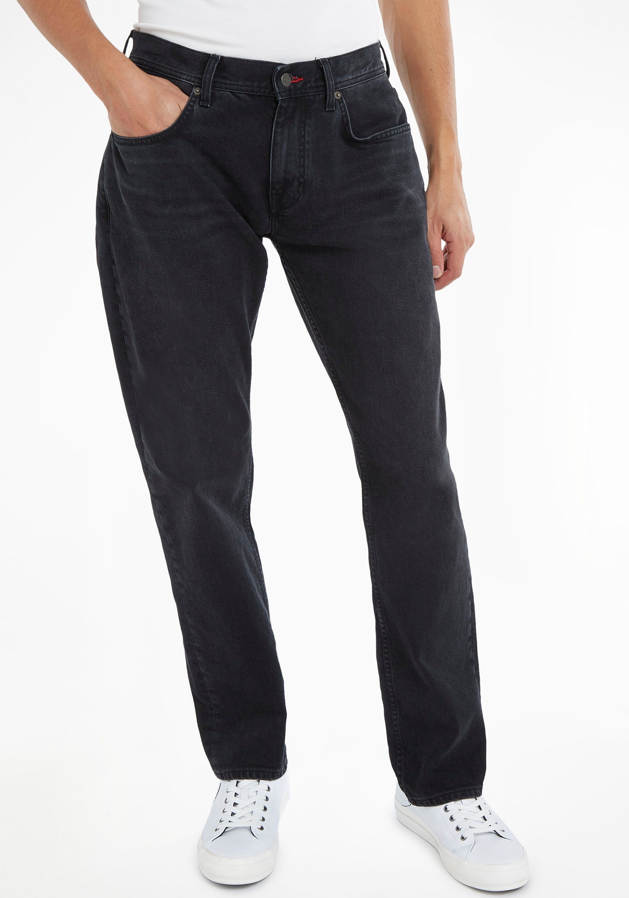 Tommy Hilfiger Straight-Jeans STRAIGHT DENTON STR Spoke Black