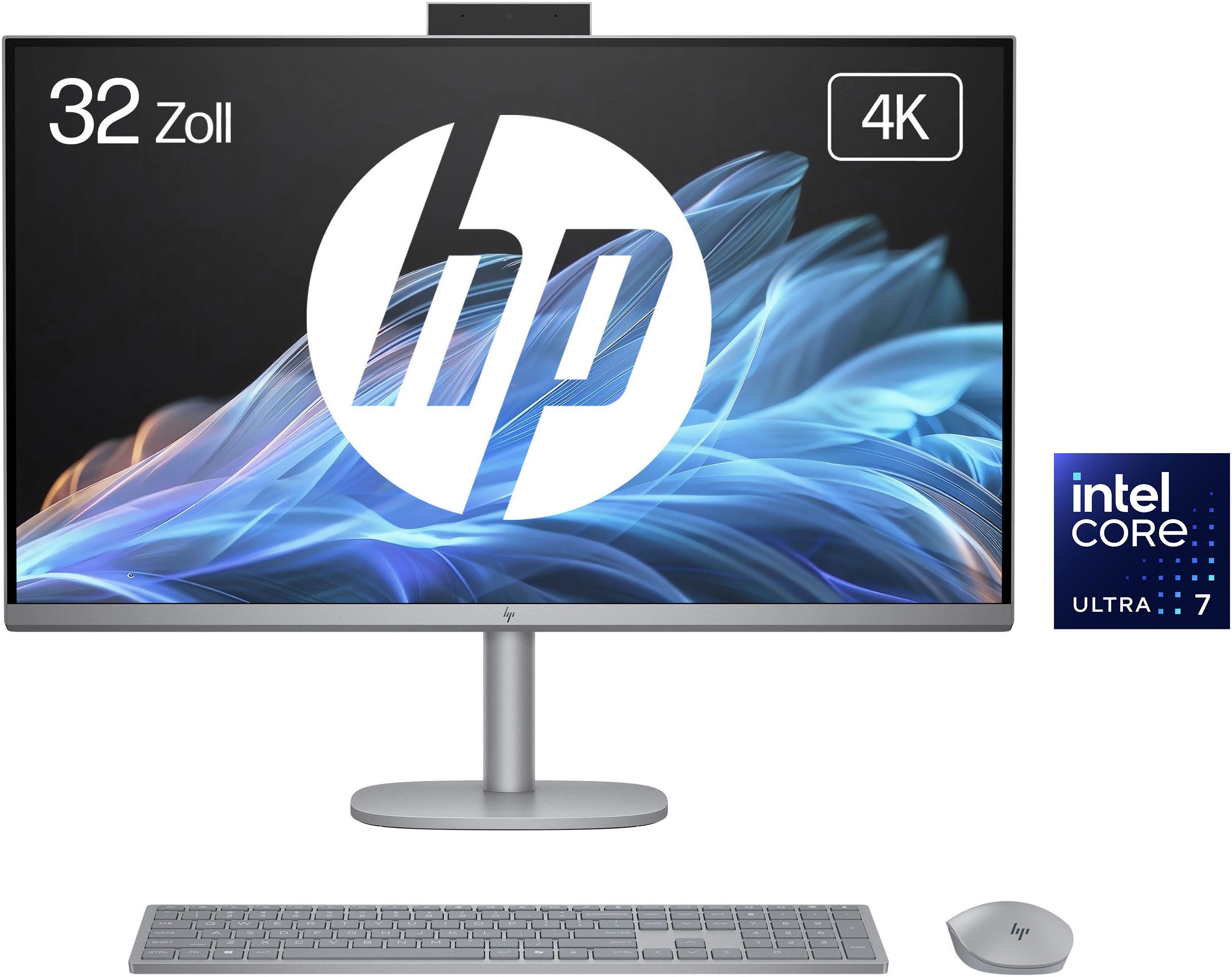 HP OmniStudio X AiO NGAI 32-c1073ng All-in-One PC (32 Zoll, Intel Core Ultra 7 256V, ARC, 16 GB RAM, 1000 GB SSD, Luftkuhlung)