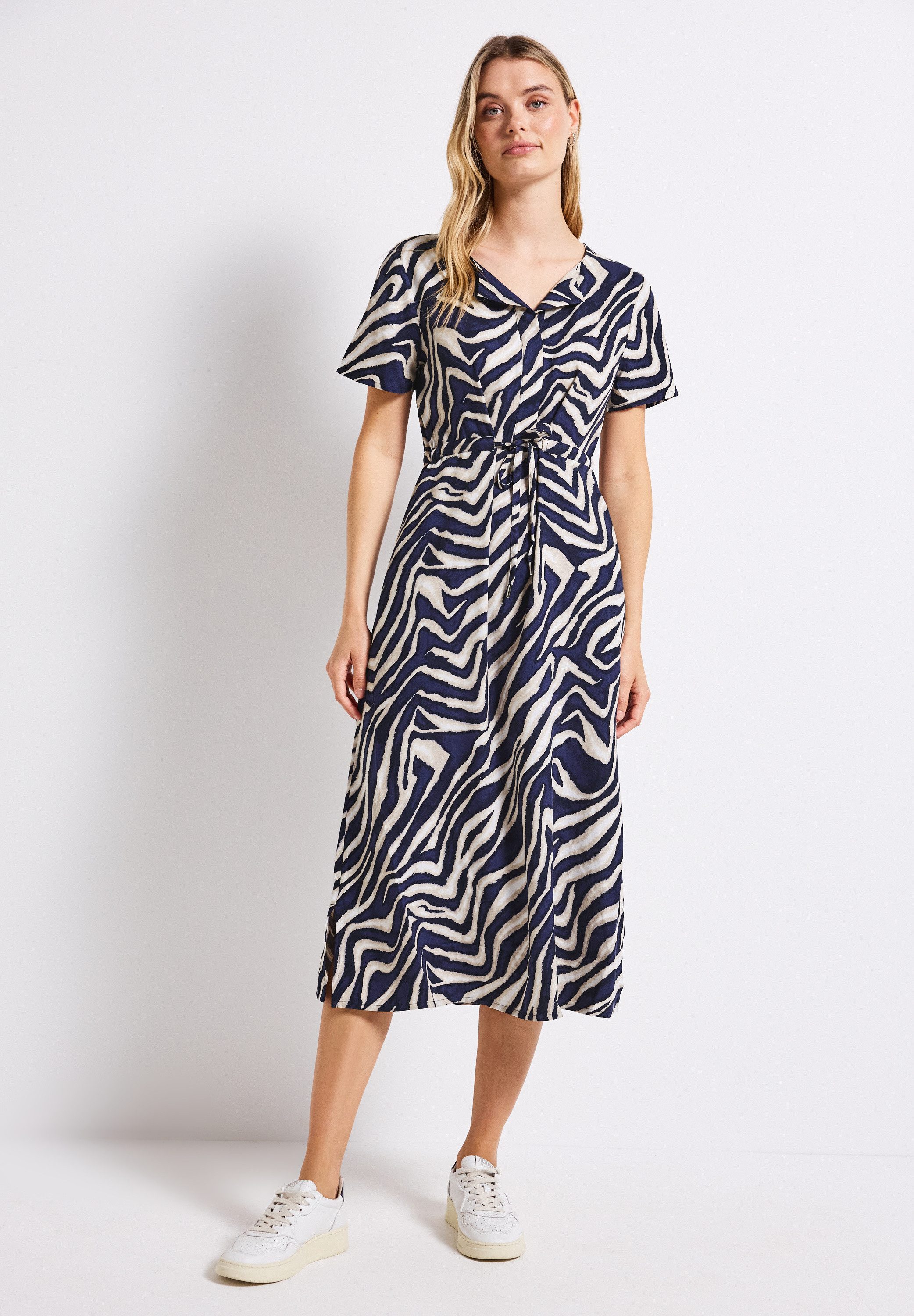 STREET ONE Midikleid mit seitlichen Einschubtaschen