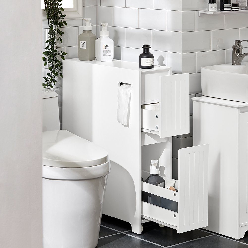 SoBuy Badregal BZR111, Nischenregal mit Rollen günstig online kaufen