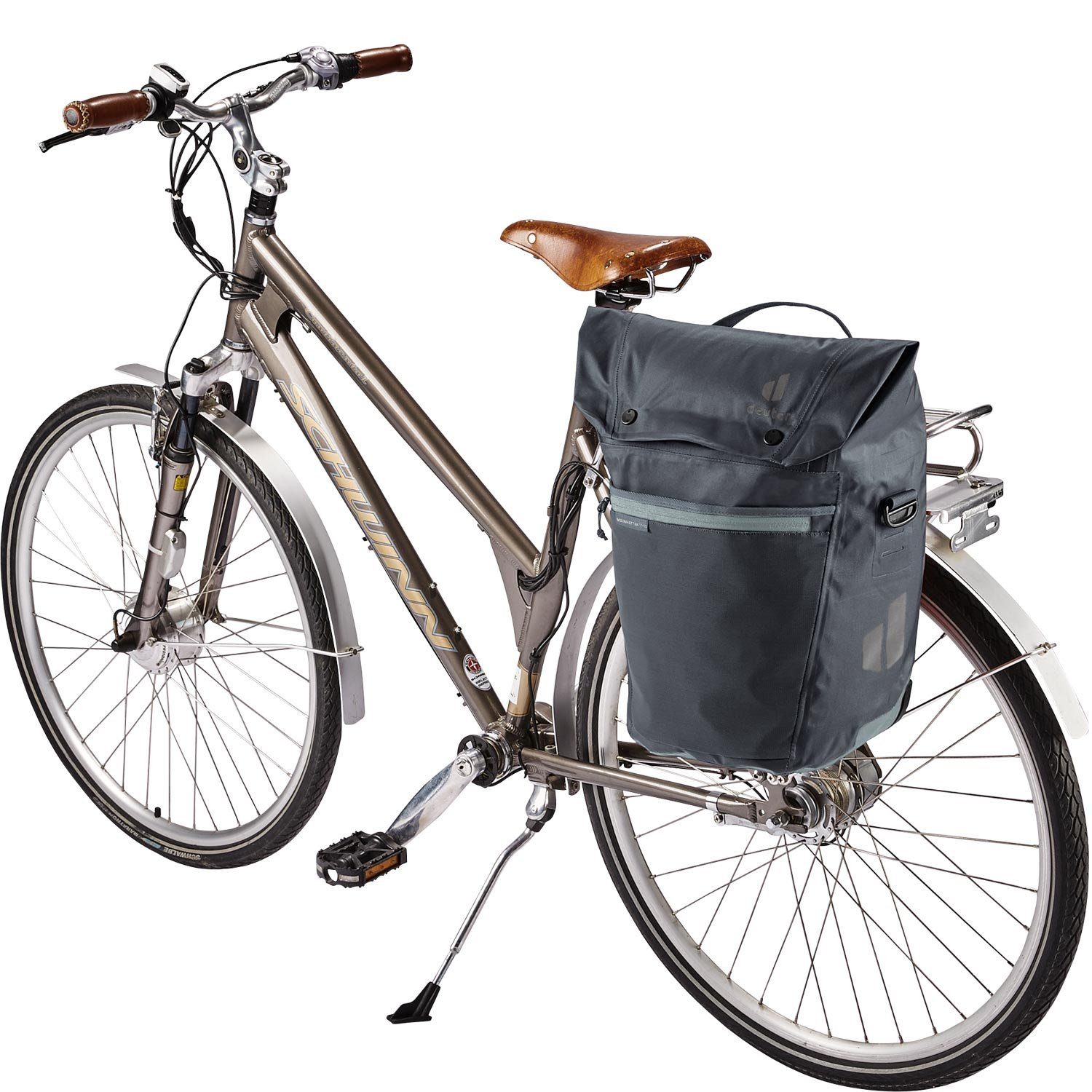 deuter Umhängetasche Deuter Fahrrad-/Gepäcktasche ink-clay Reißverschluss (Stück, Mainhattan Stück), blau 17+10