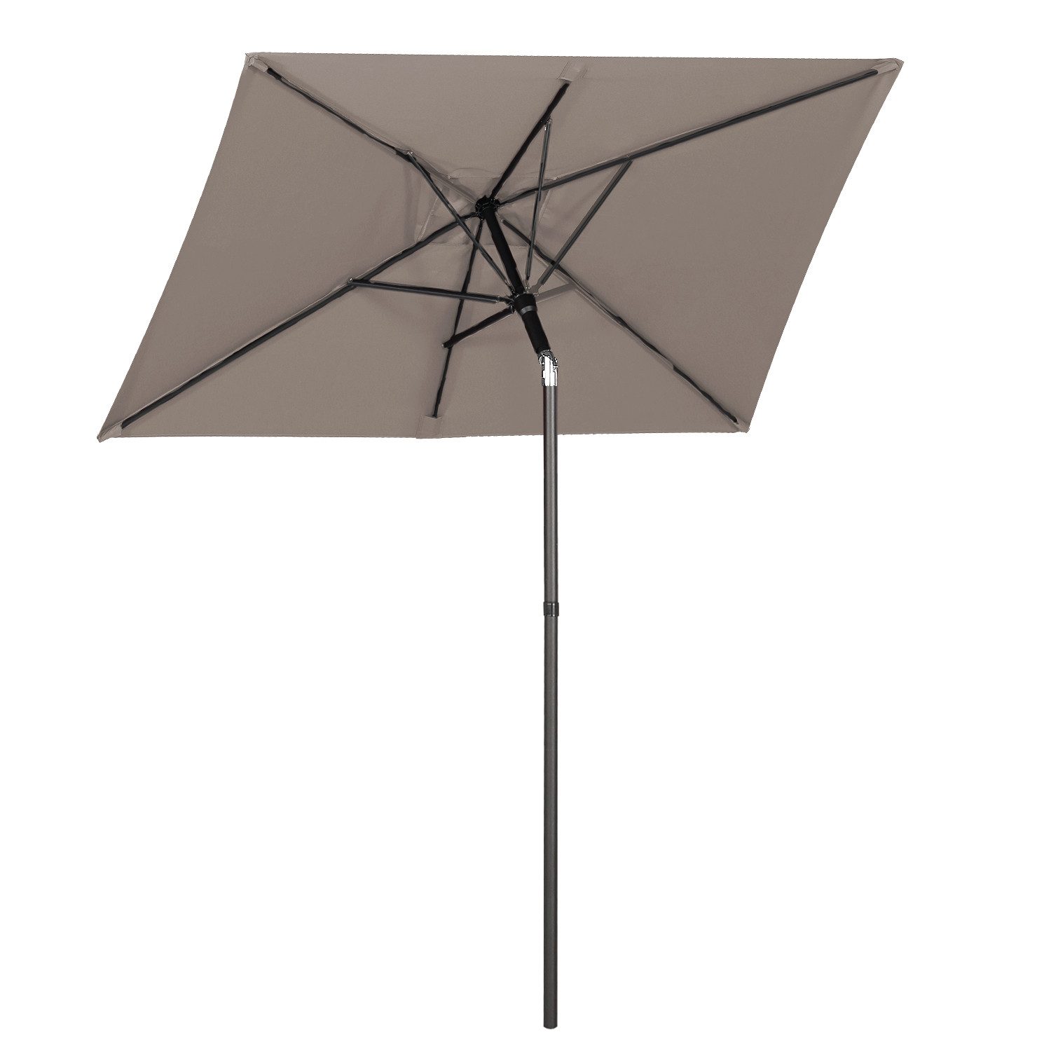 Sekey Balkonschirm 180 x 130 cm Sonnenschirm Rechteckiger Terassenschirm, UPF 50+, LxB: 180,00x130,00 cm, Kippbar, Lüftungsschlitz, rechteckig
