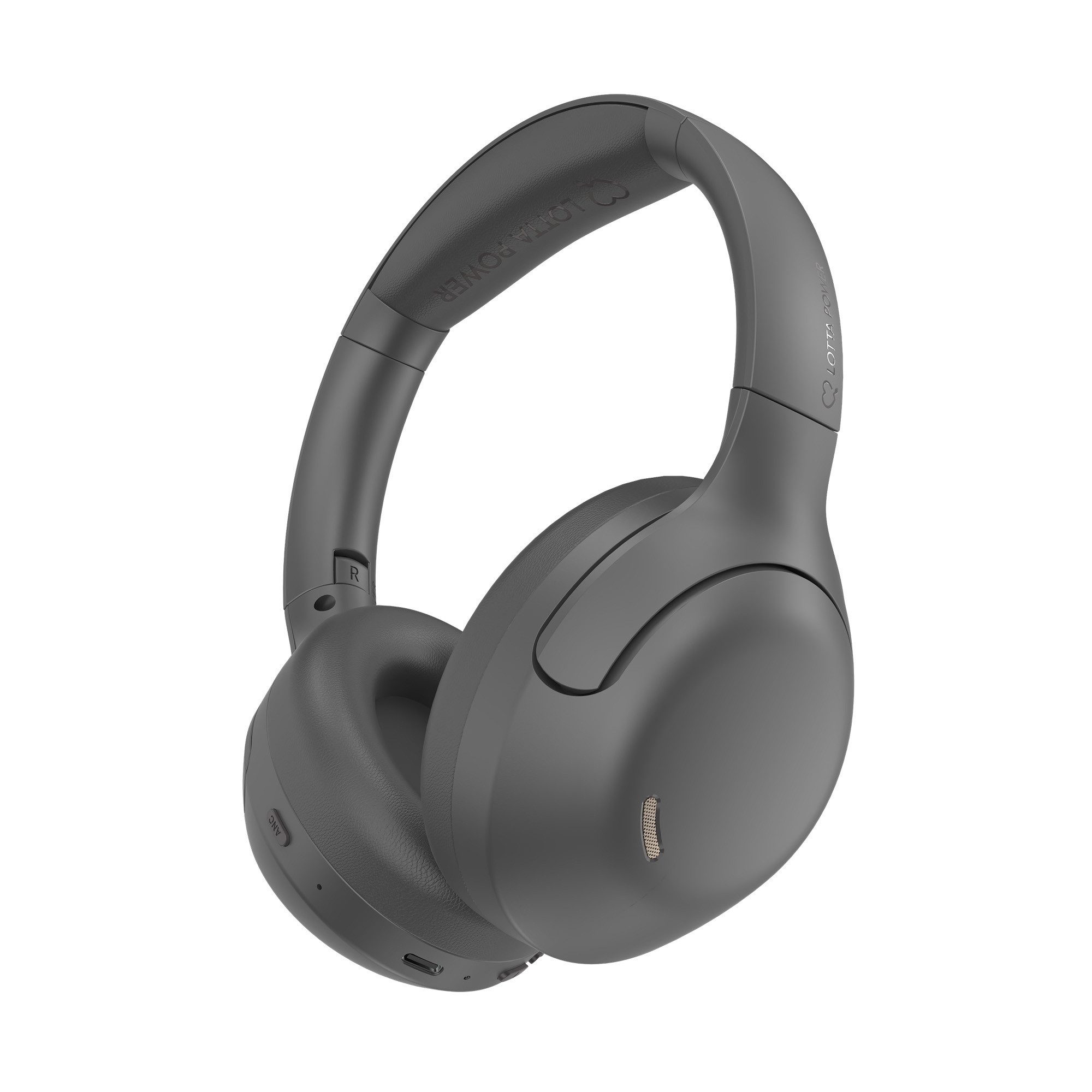 Lotta Power Over Ear Bluetooth Kopfhörer mit ANC Multipoint faltbar Headset (3 Hörmodi: ANC, Transparenz & Normal I Bis zu 65h Akkulaufzeit (38h mit aktiviertem ANC) I Schnellladefunktion: 10 Minuten laden = bis zu 8h Musik I Automatische Wiedergabe-/Pause durch Ohr-Erkennung I 5 Mikrofone für klare Telefongespräche und präzise Geräuschunterdrückung)