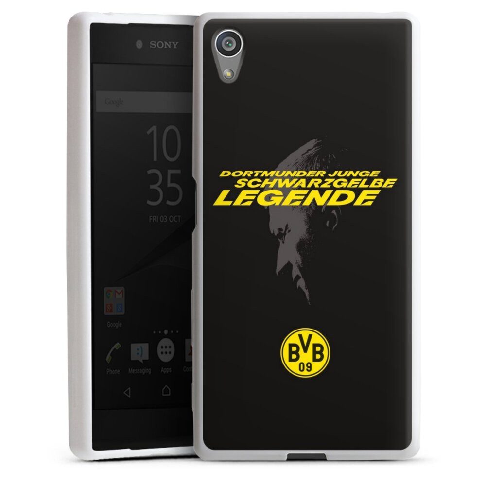 DeinDesign Handyhülle Marco Reus Borussia Dortmund BVB Danke Marco Schwarzgelbe Legende, Sony Xperia Z5 Silikon Hülle Bumper Case Handy Schutzhülle