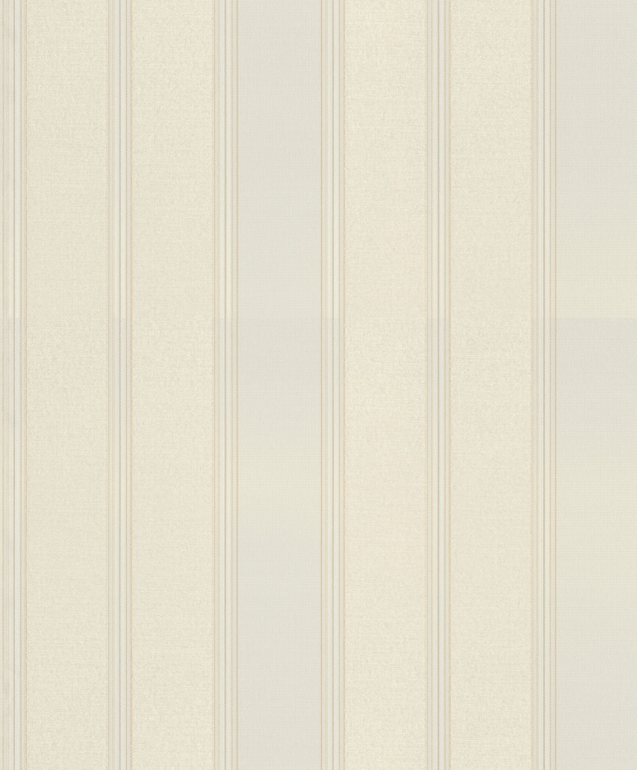 Rasch Vliestapete Streifen in Textiloptik - Vinyltapete Beige Grau Gold, Textiloptik, (1 Rolle, 1 St., 10,05 m x 0,53 m), Lichtbeständige Farben - Feucht abwischbar - Restlost abziehbar