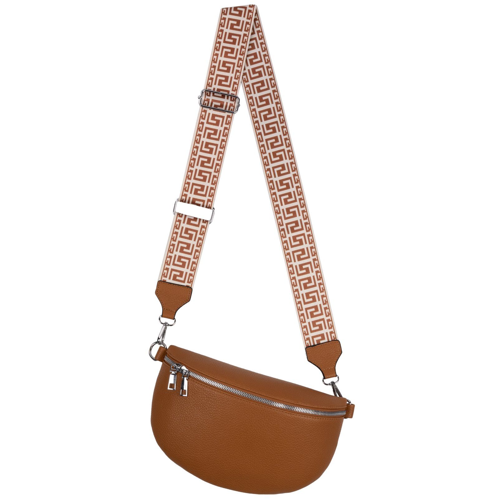 Gürteltasche Bauchtasche Umhängetasche Crossbody-Bag Kunstleder Italy-Design