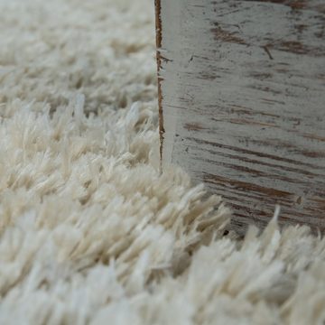 Hochflor-Teppich Waschbarer Hochflor Teppich Shaggy Flokati Look, TT Home, Läufer, Höhe: 44 mm