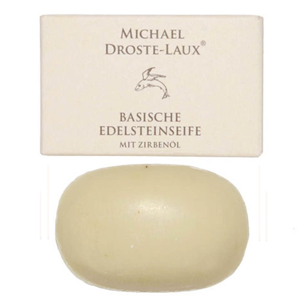 Droste-Laux Handseife Basische Edelsteinseife - Zirbenöl 18g
