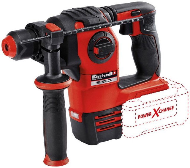 EINHELL Akku-Bohrhammer HEROCCO, für SDS-PLUS, 30 mm, ohne Akku und Ladegerät, inkl. Koffer