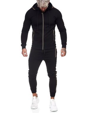 OneRedox Jogginganzug JG-1424 (Sportanzug Jogger Trainingsanzug), Fitness Freizeit Casual