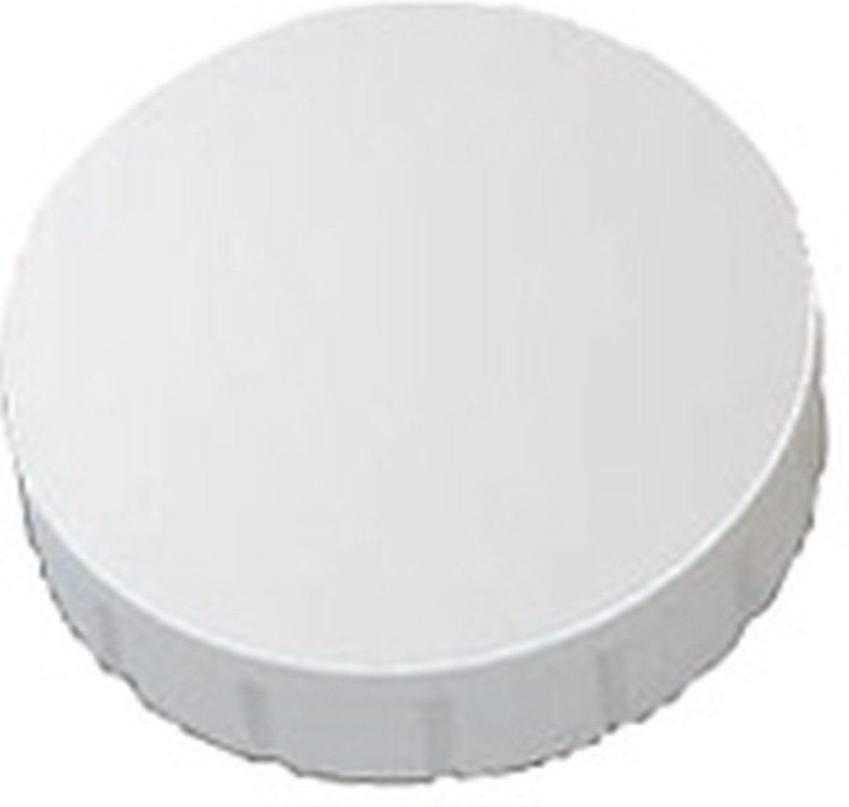 MAUL Magnet Rundmagnet Solid 24 mm 0,6 kg Haftkraft 10 Stück weiß