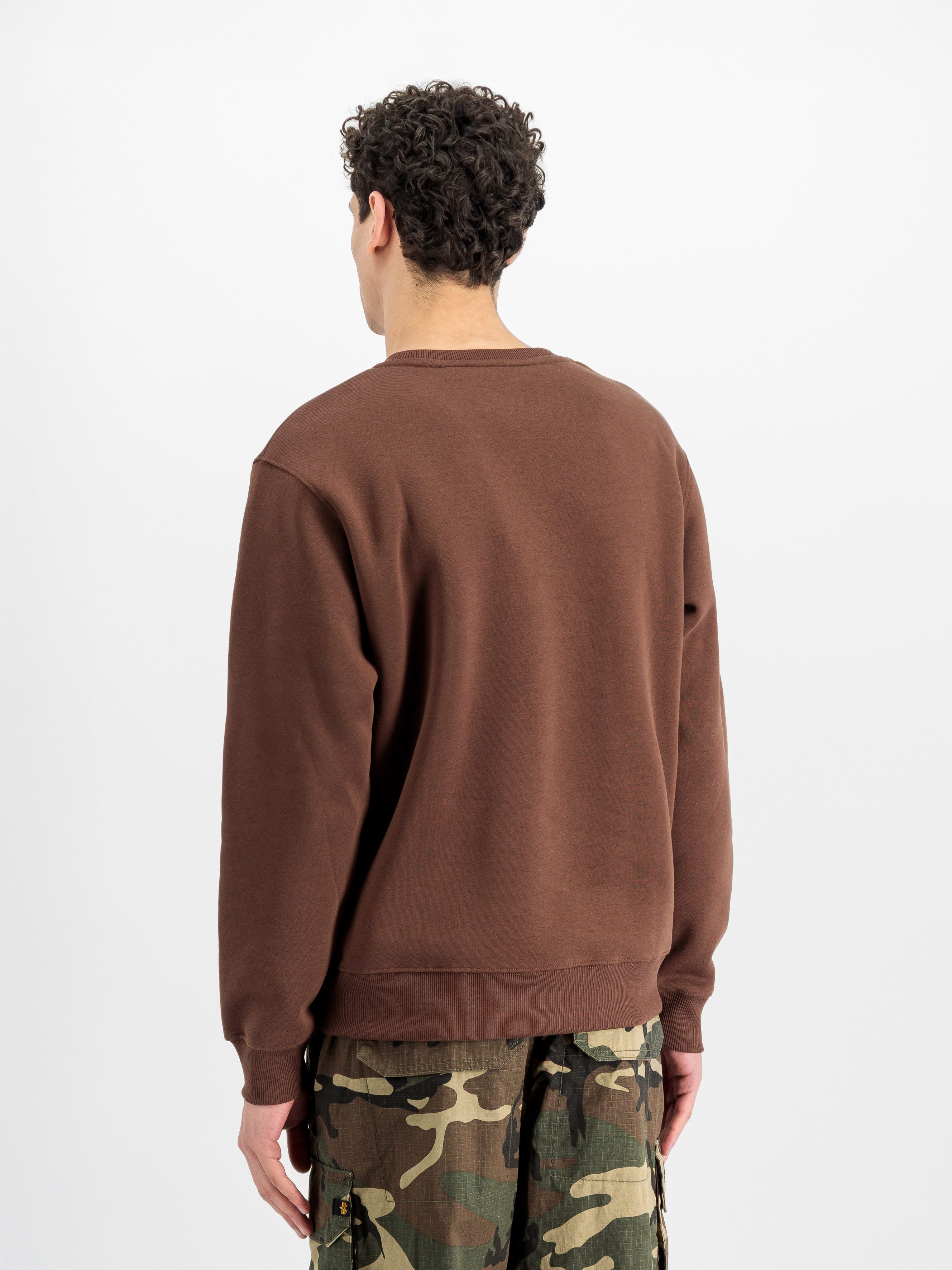 Alpha Industries Sweatshirt Basic Sweater small Logo Baumwollmischung, regular fit