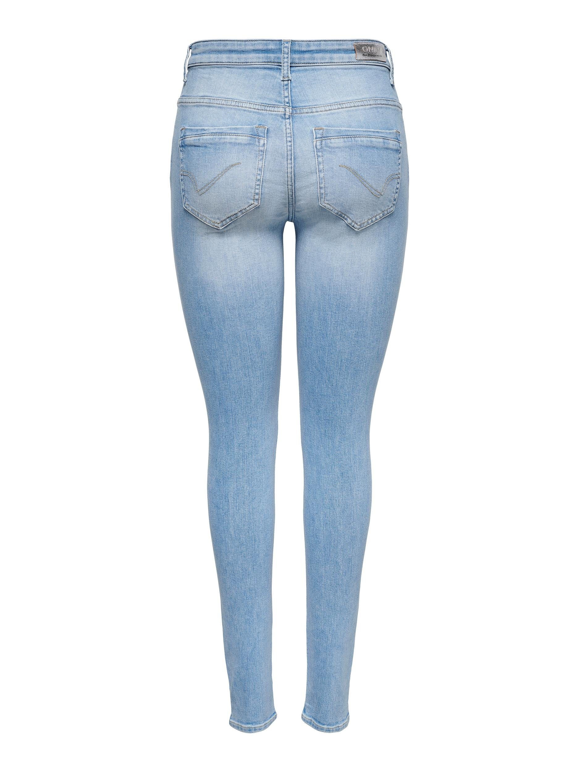 ONLY Skinny-fit-Jeans Damen Jeans Hose ONLPAOLA Life HW SK DNM AGI285 Skinn günstig online kaufen