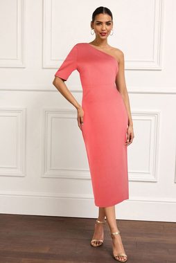 Next One-Shoulder-Kleid Einschultriges Ponte-Midikleid (1-tlg)