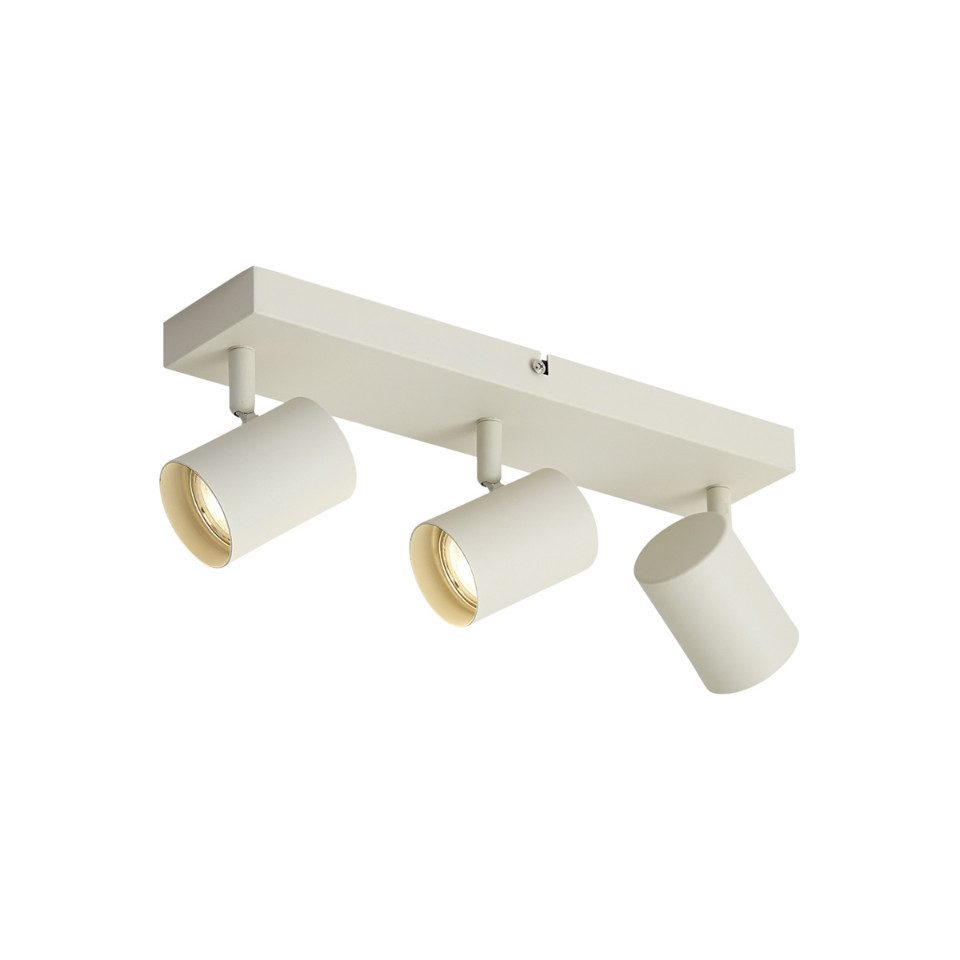 Qazqa LED Aufbaustrahler Jeana, ohne Leuchtmittel, Neutralweiß, QAZQA Aufbau­spot, gu10, Beige, Metall, Modern