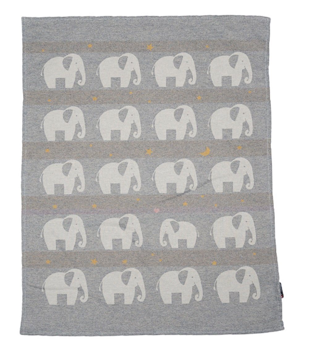 Babydecke Lima 'Elefanten' 65 x 90 günstig online kaufen