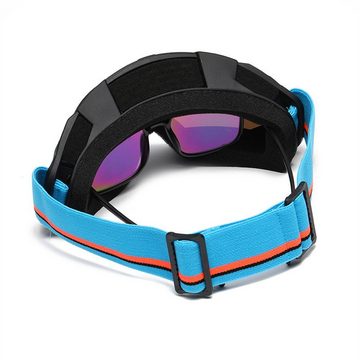 Fivejoy Skibrille Skibrille für Erwachsene, Mountaineer Sport Anti-Fog Snow Goggles