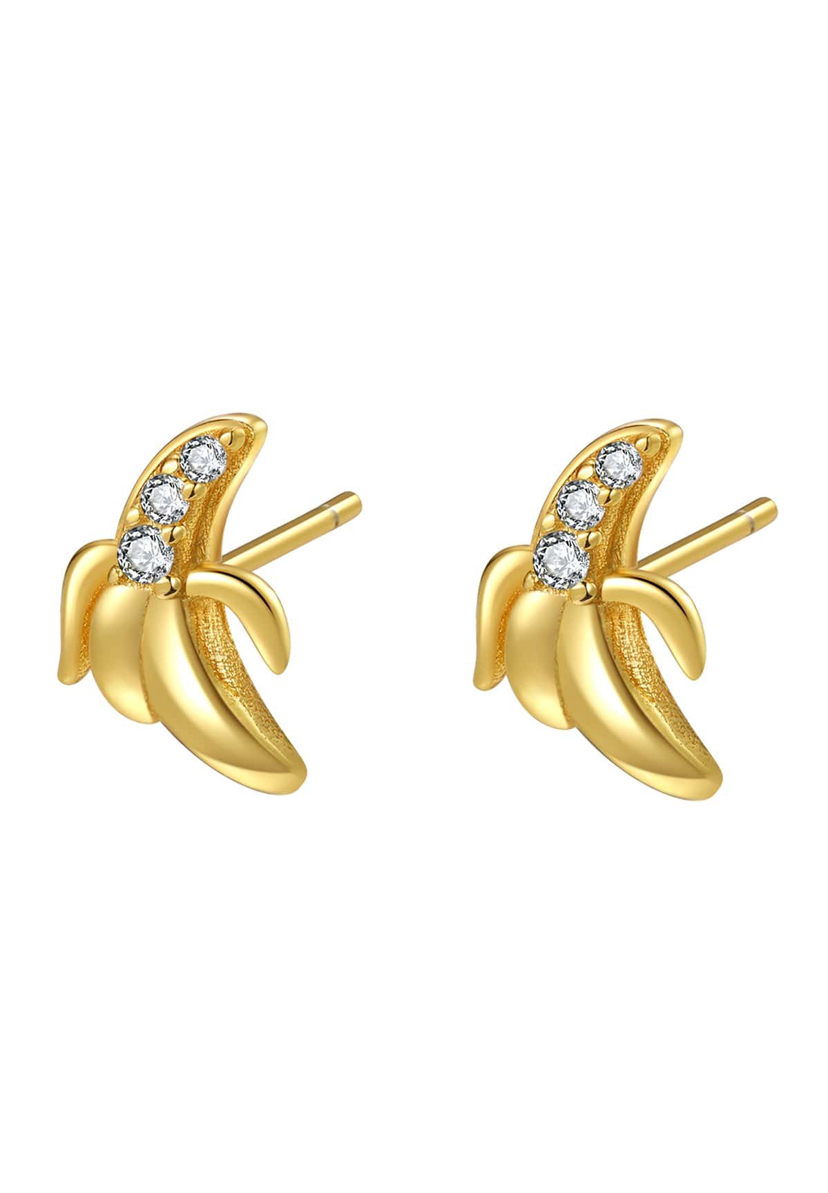 Hey Happiness Paar Ohrstecker Kirschen Banane günstig online kaufen