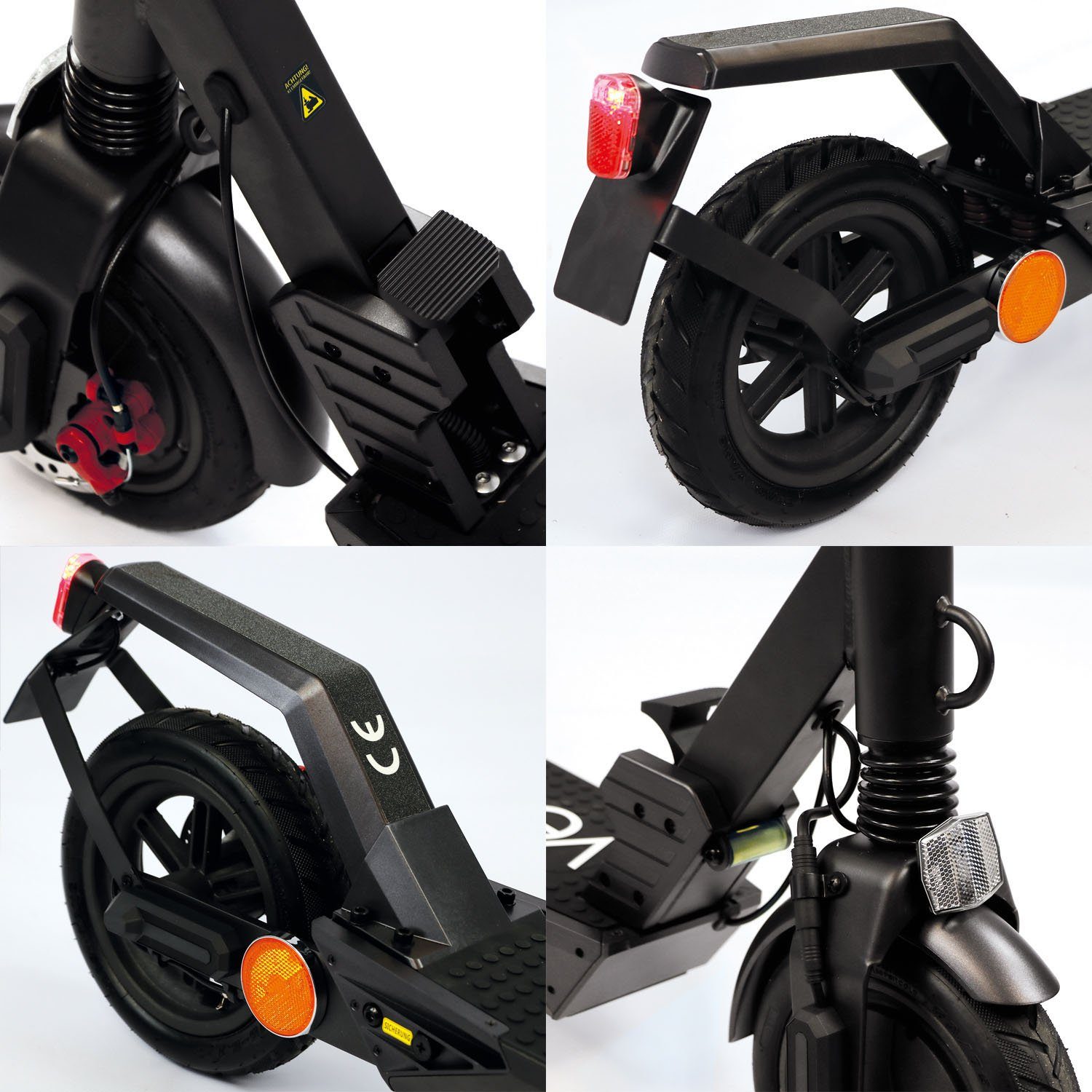 velix E-Scooter E-Kick 20, V. 2021, 20 km/h, (mit Schutzblechen), bis zu 40 km Reichweite