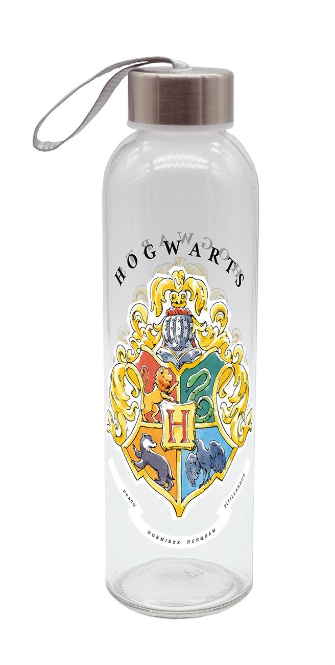 Geda Labels GmbH Trinkflasche Harry Potter Watercolor World, Gelb, 500ml, spülmaschinengeeignet