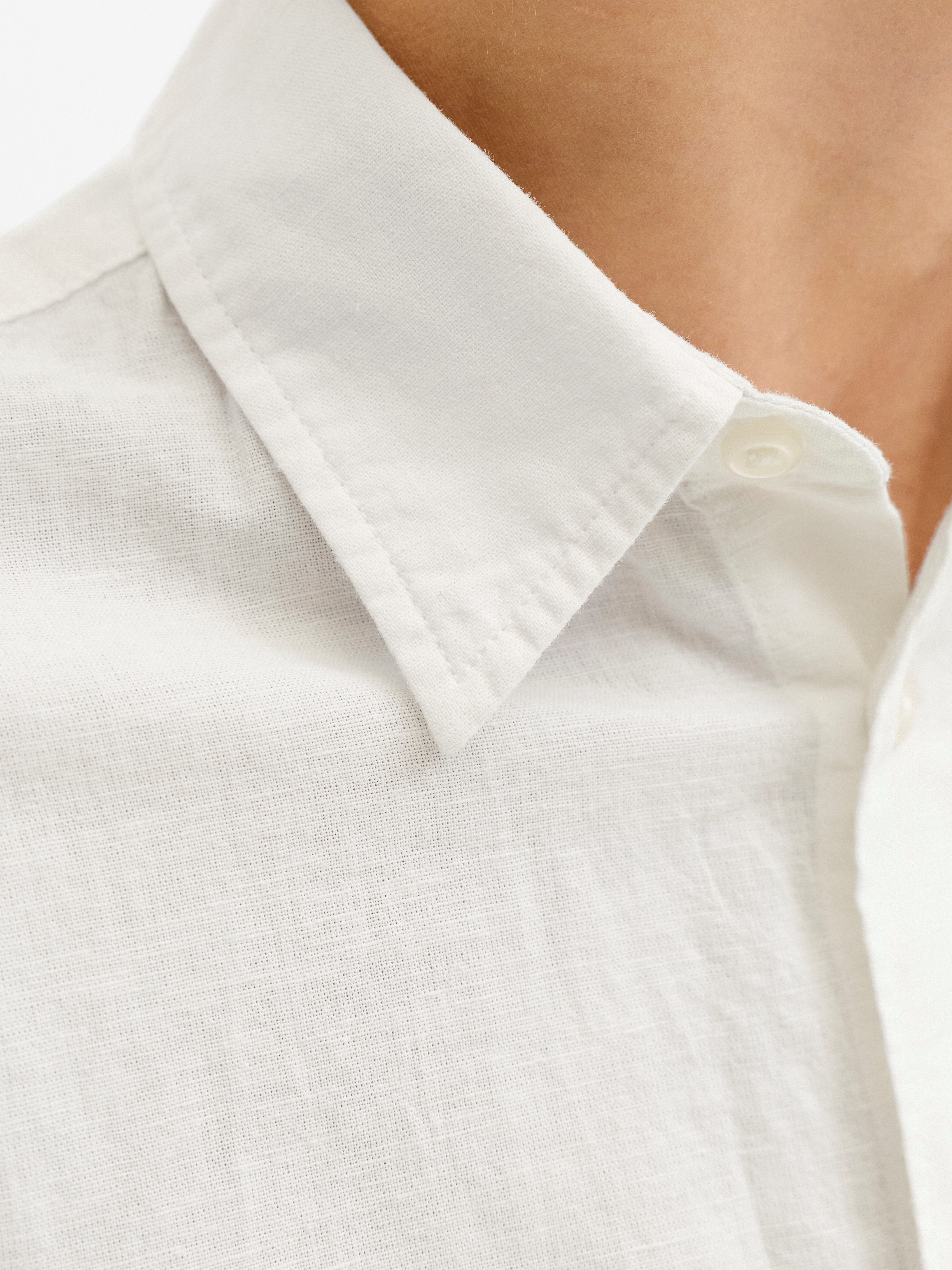 Jack & Jones Junior Langarmhemd JJEBREEZE LINEN BLEND SHIRT L/S SN JNR
