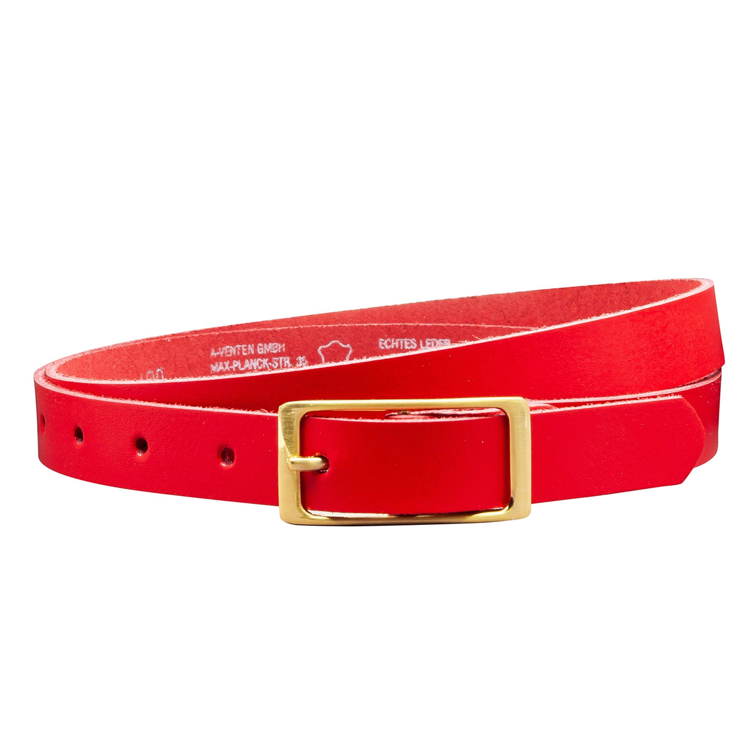COLOGNEBELT Ledergürtel OM12-SL-Rot MADE IN GERMANY, günstig online kaufen
